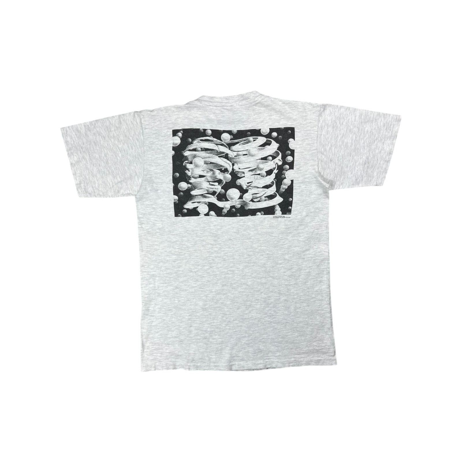 Vintage Vintage 1990 MC Escher Bond of Union art tee (M) Size US M / EU 48-50 / 2 - 1 Thumbnail