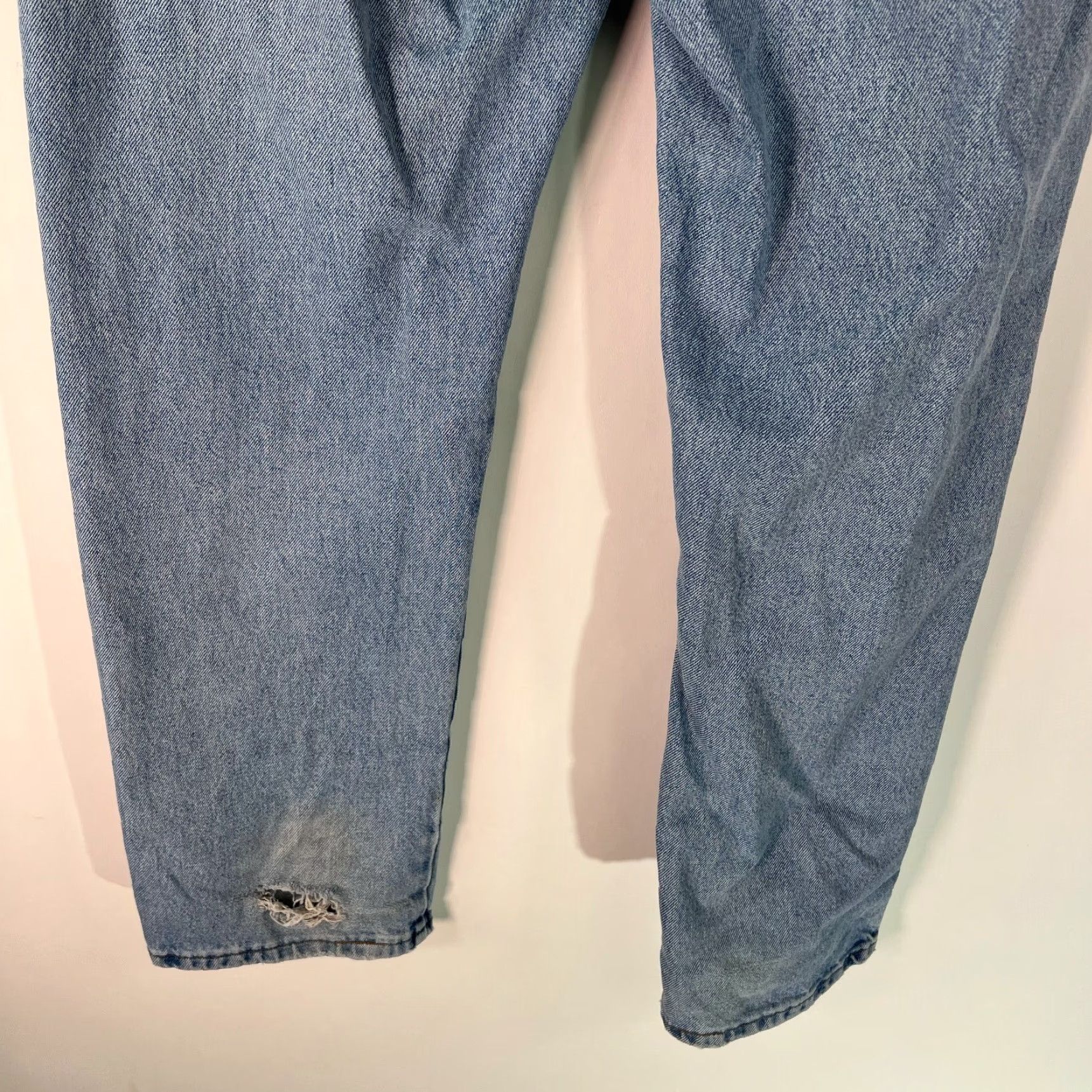 Denime Rustler Mens Jeans Flat Front Mid Rise Straight Leg Casual Blue Denim Size 38X30 Size US 38 / EU 54 - 6 Thumbnail