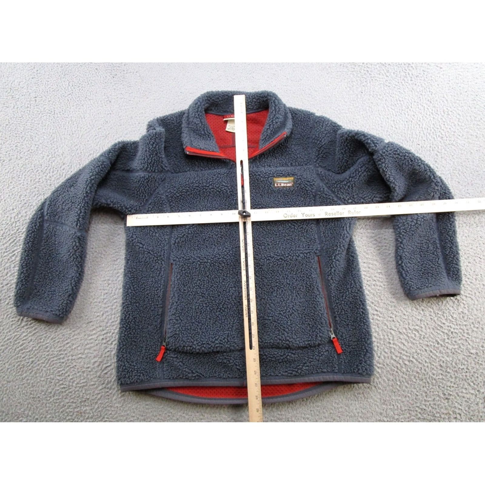 Vintage L.L. Bean Womens Jacket Gray Fleece Full Zip Mountain Pile L Medium Size L / US 10 / IT 46 - 6 Thumbnail