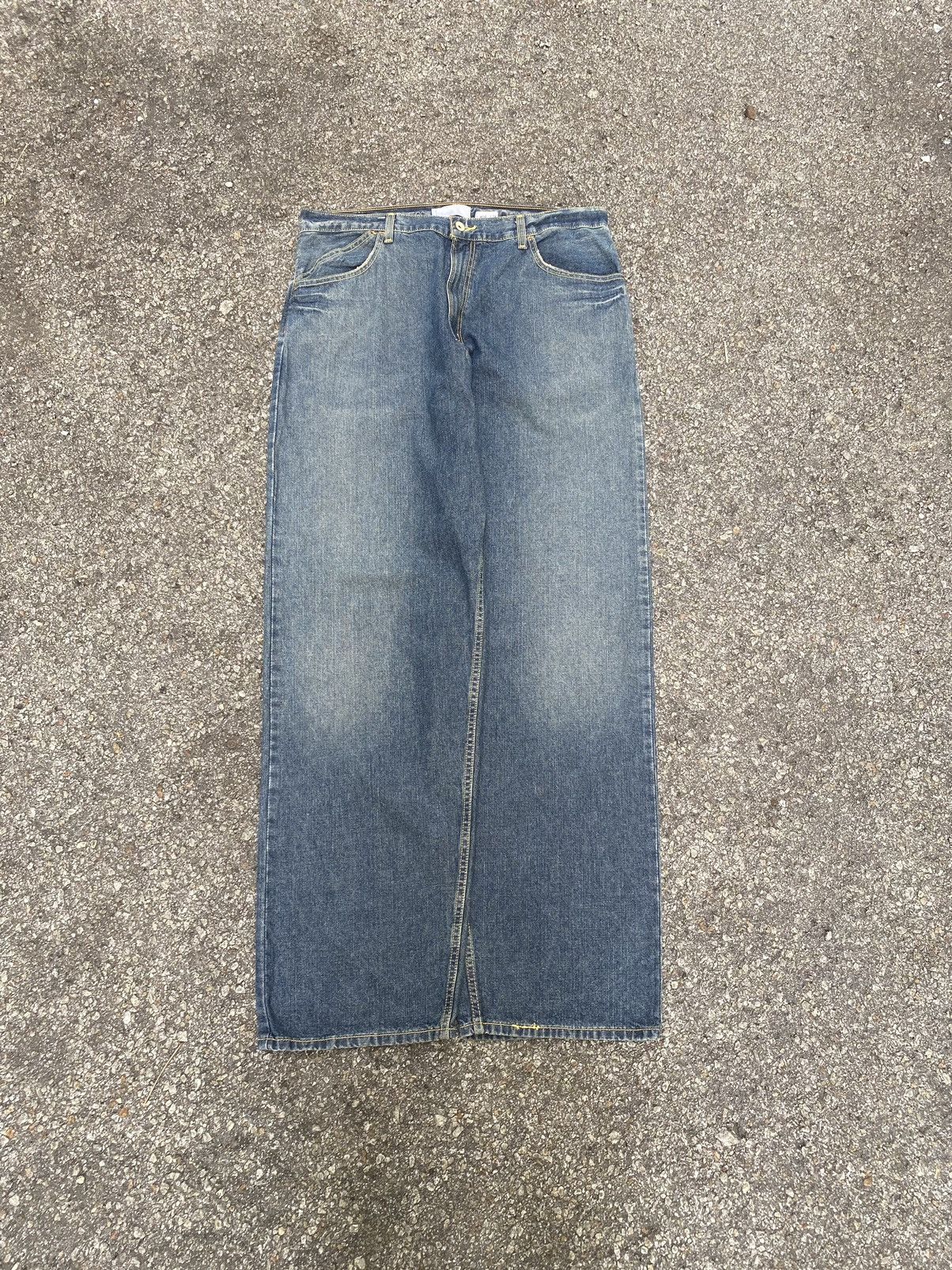 image of Baggy Jeans Vintage Levis Silvertab Jnco Carhartt Carpenter in Blue, Men's (Size 36)