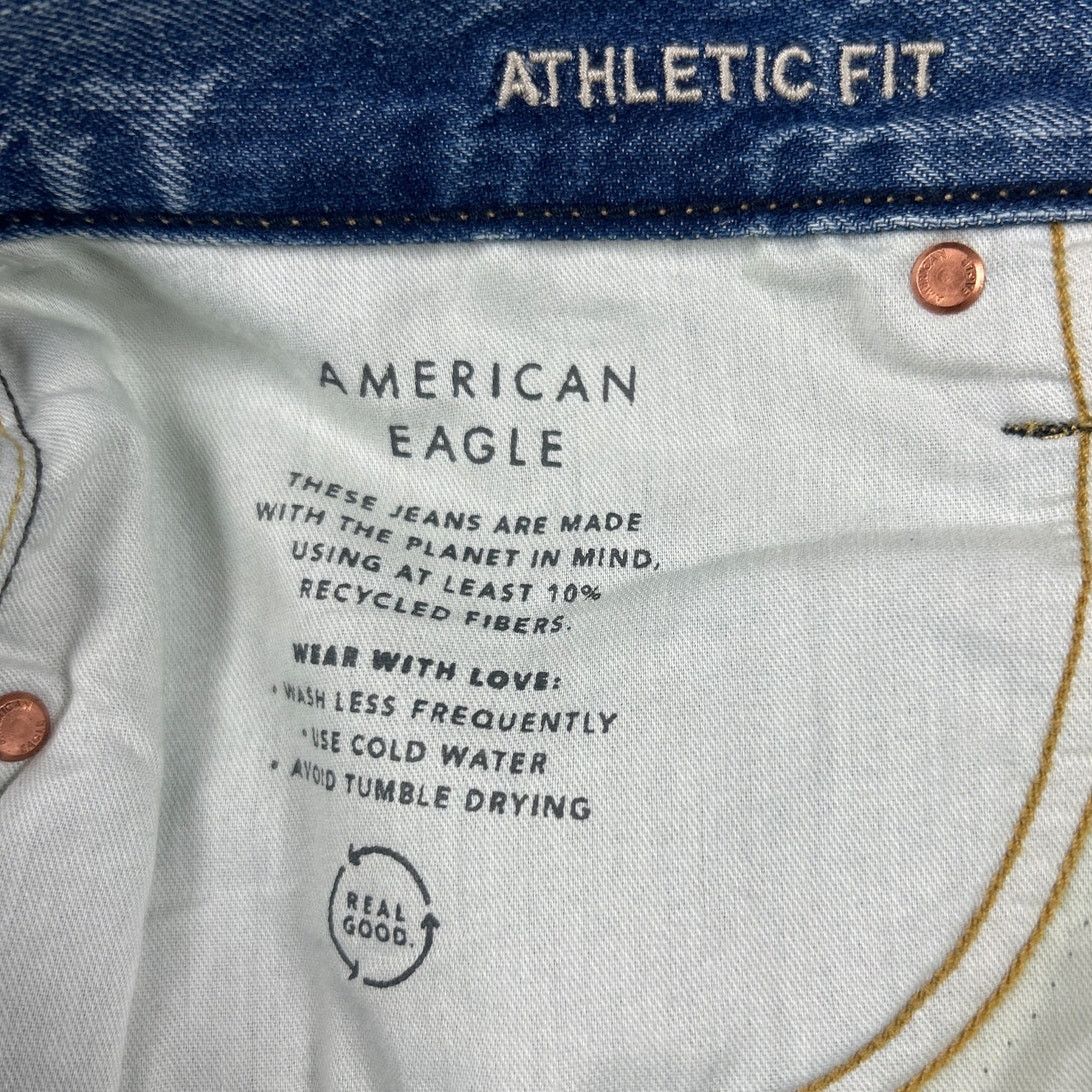 American Eagle Outfitters New American Eagle Mens Size 32 X 32 Cotton Denim Blue Jeans Size US 32 / EU 48 - 6 Thumbnail