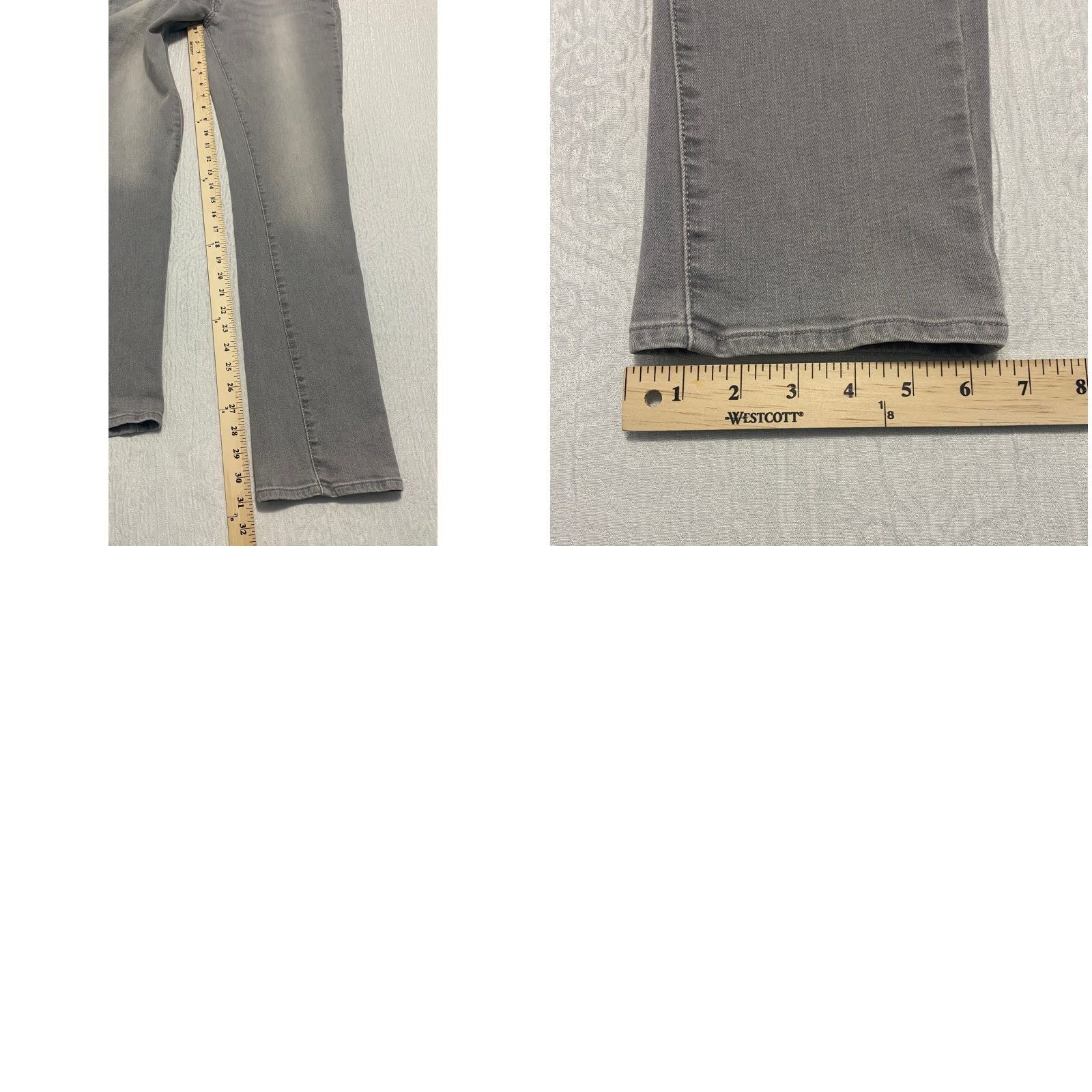 Levi's Levi's Jeans Slim Skinny Women's Size 32 Gray Denim Comfort Stretch Size 24" / US 00 / IT 34 - 8 Thumbnail
