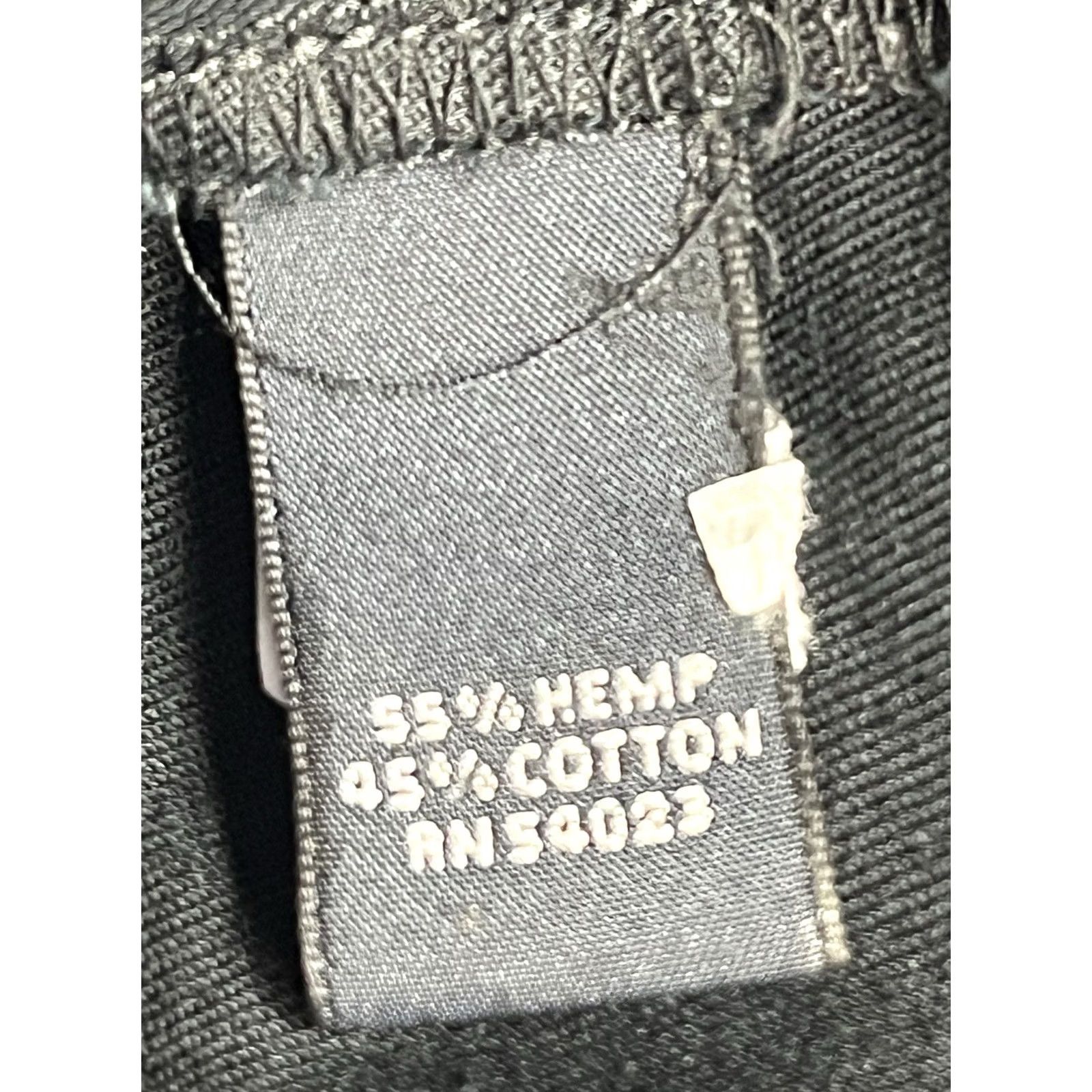 Banana Republic Banana Republic Women's Shirt Dress Black Button-Up Midi Long Sleeve Size 2 Cotton Hemp Canvas Regular Casual Workwear Size XS / US 0-2 / IT 36-38 - 7 Thumbnail
