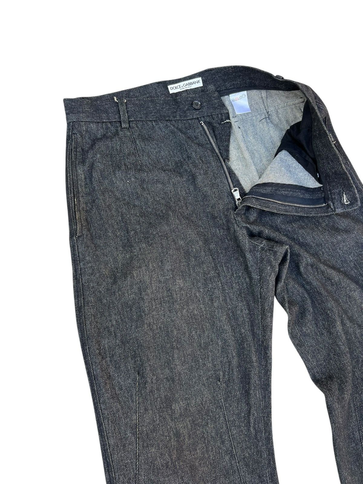 Dolce & Gabbana Dolce & Gabbana Made in Italy Rayon Blend Denim Pant Size US 32 / EU 48 - 8 Thumbnail