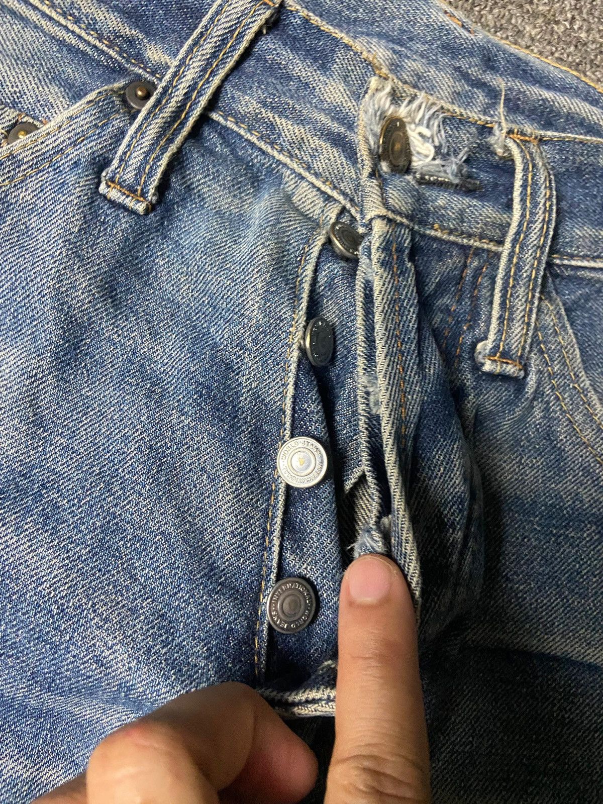 Japanese Brand Antimode Japanese Brand Distressed Jeans (165) Size US 29 - 10 Thumbnail