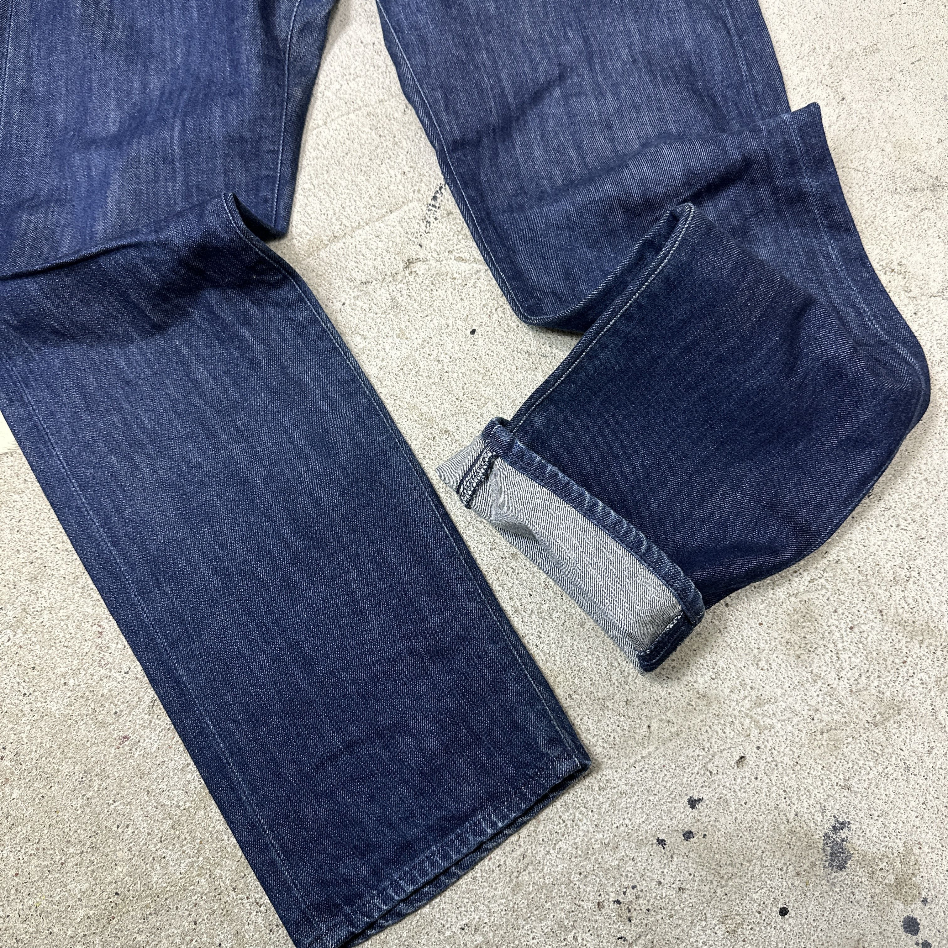 Edwin Vintage Denim Edwin Regular Tapered Skinny Jeans 00s Size US 33 - 5 Thumbnail