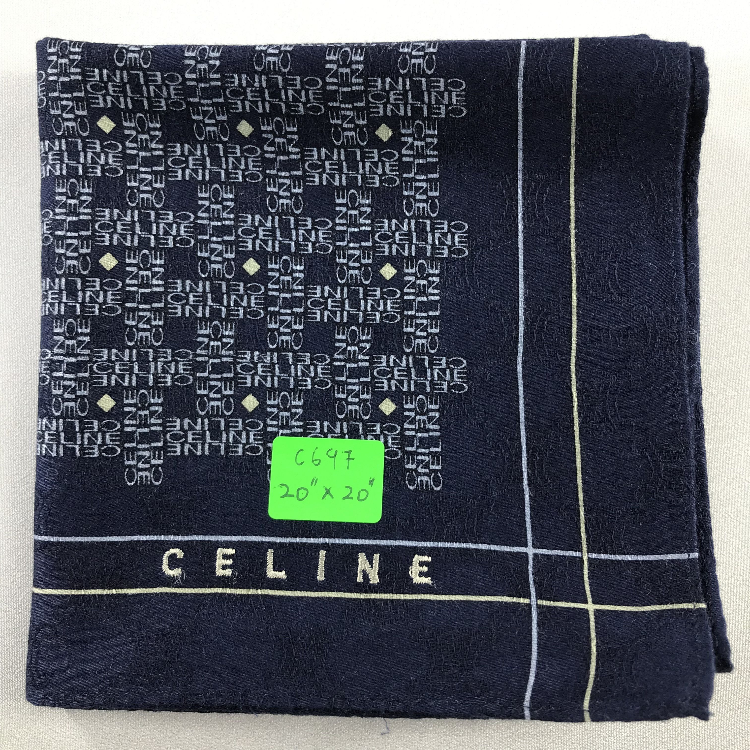 Celine Celine Handkerchief / Bandana / Neckerchief C697 Size ONE SIZE - 7 Thumbnail