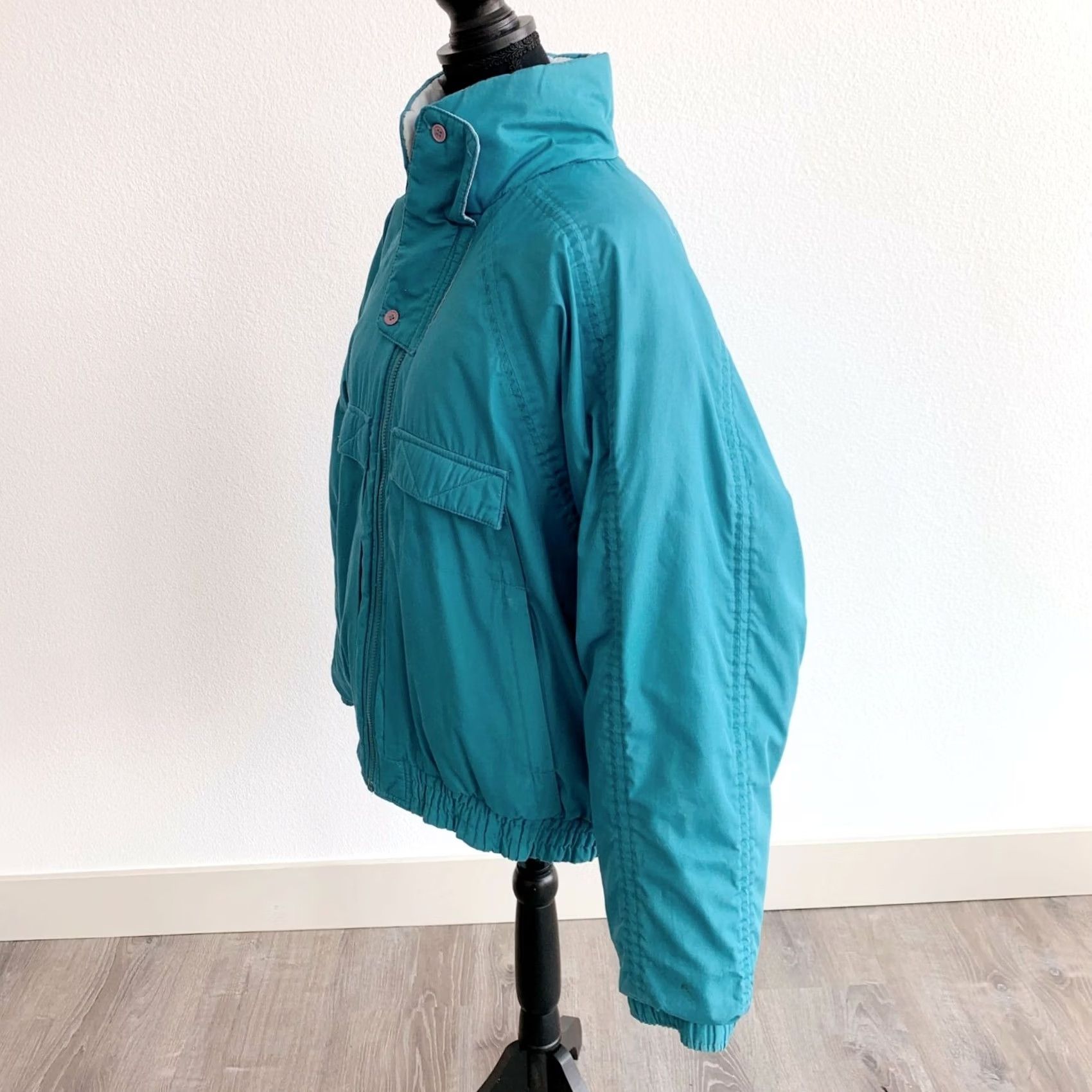 Vintage VINTAGE Expressions Puffer Jacket Coat L Blue 70s Made in Taiwan Mens Size US L / EU 52-54 / 3 - 3 Thumbnail