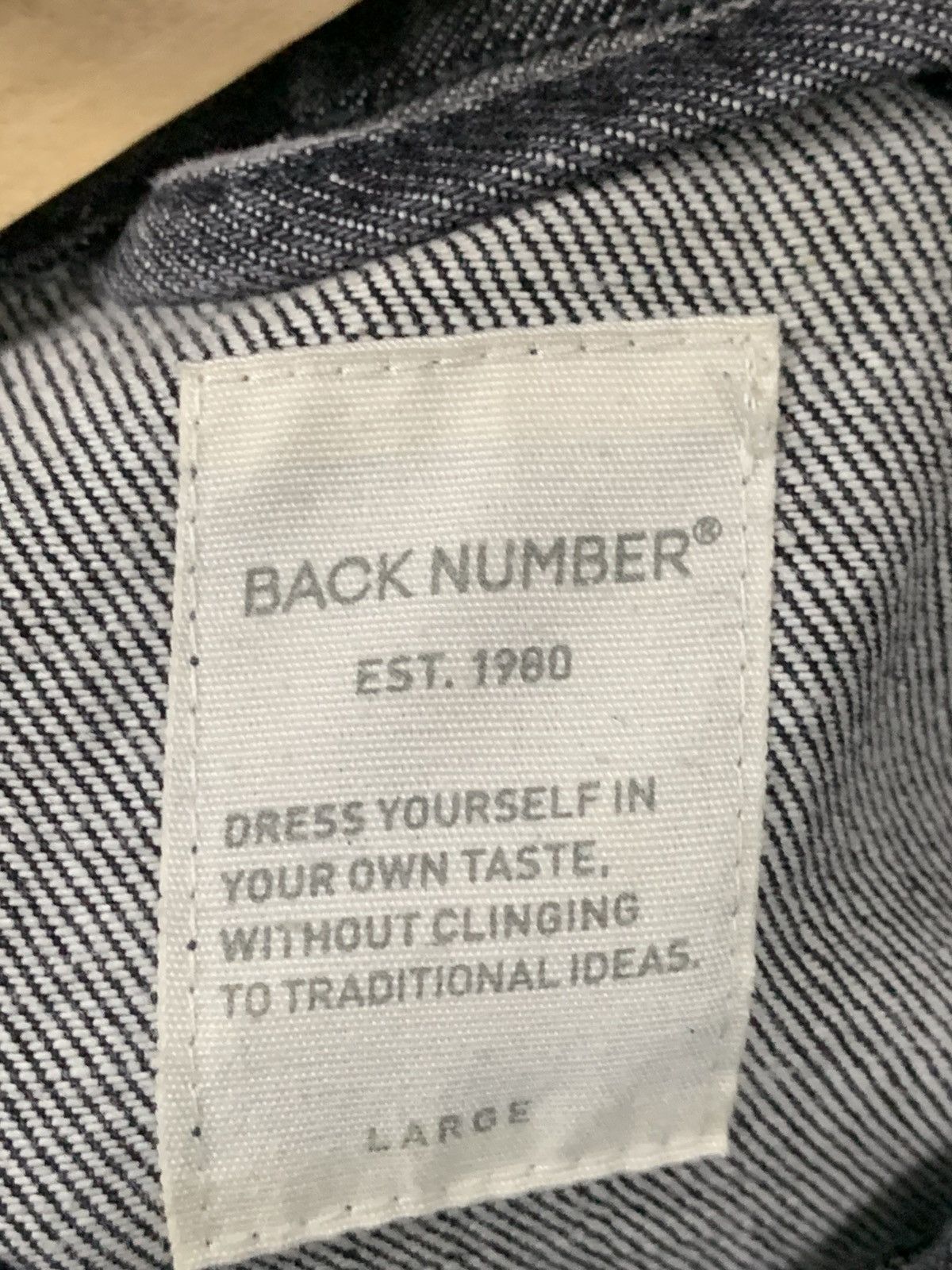 Japanese Brand Vintage Black Number Denim Jacket Size US L / EU 52-54 / 3 - 19 Thumbnail