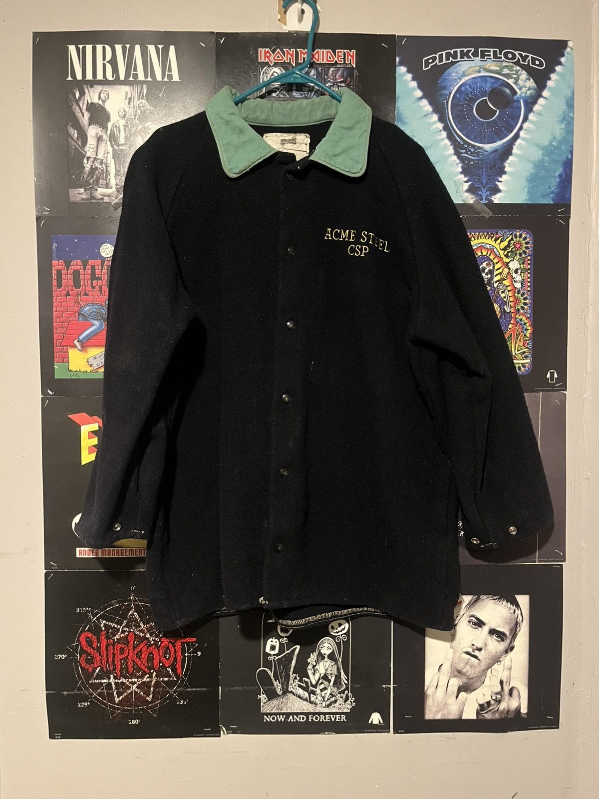 Other Vintage 90’s Steel Grip Fire Resistant Wool Snap overcoat Size US XL / EU 56 / 4 - 1 Thumbnail