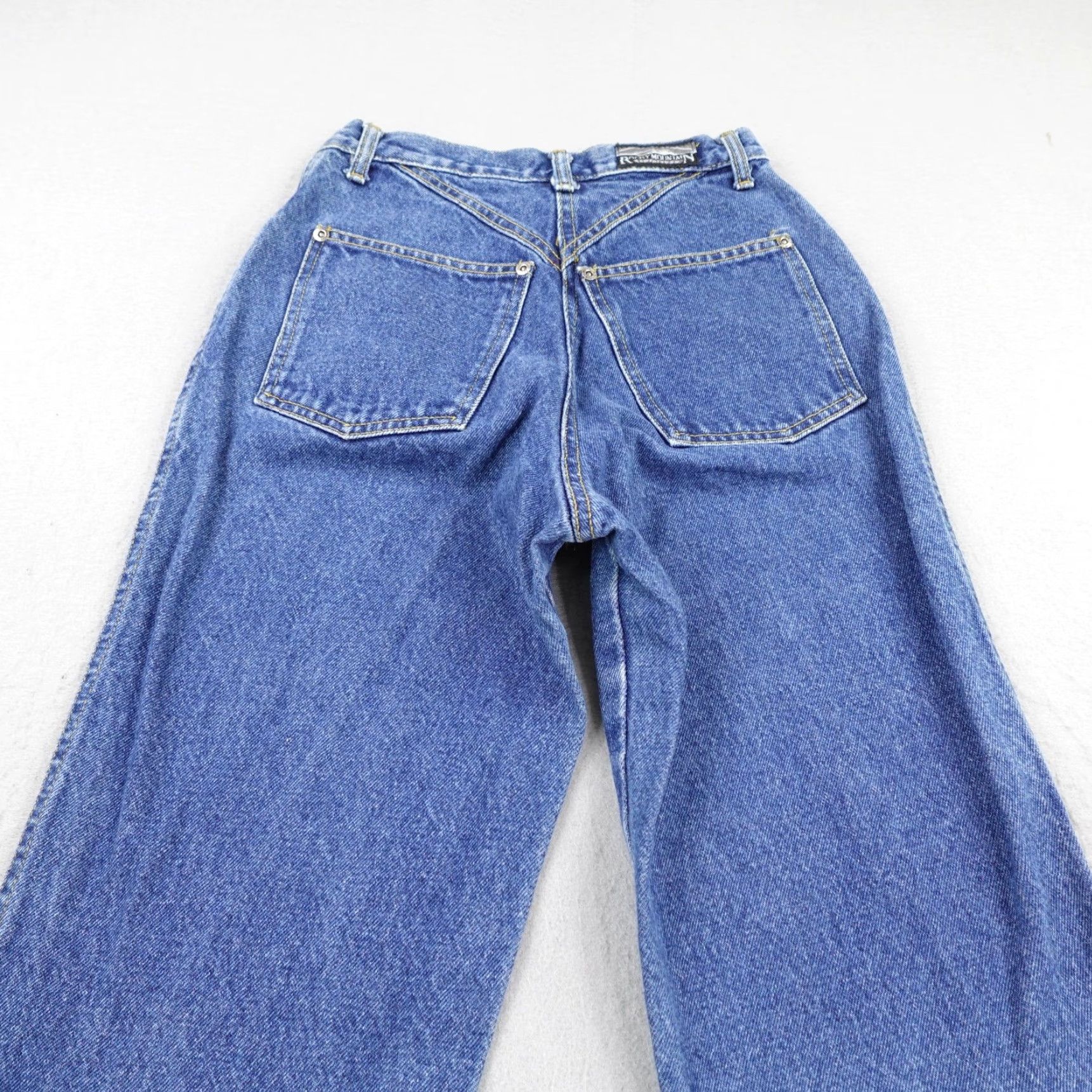 Vintage VINTAGE Rockies Jeans Women 27x34 Blue Denim High Waist Western Straight Leg Womens Jeans Size 27" / US 4 / IT 40 - 5 Thumbnail