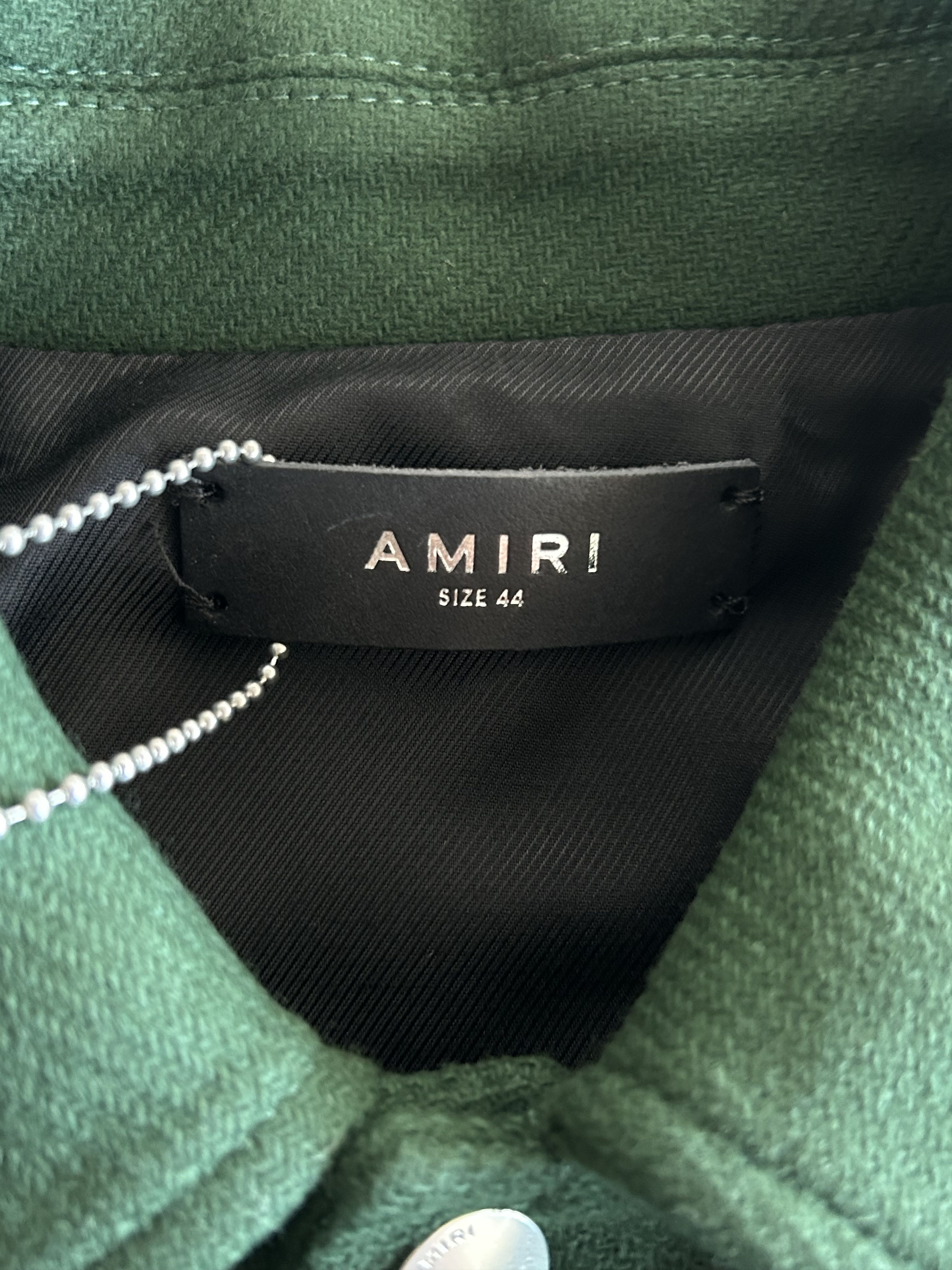 Amiri Amiri Green & White Bones Varsity Jacket Size US XS / EU 42 / 0 - 3 Thumbnail