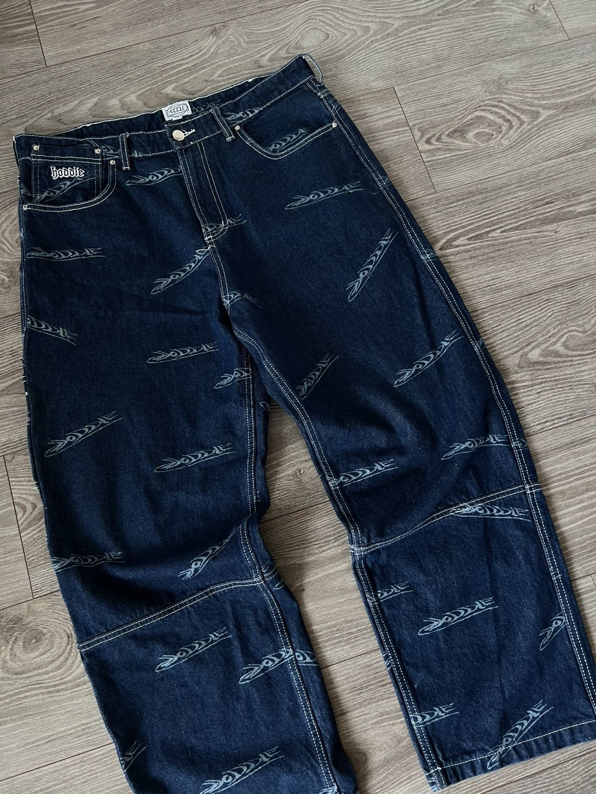 Hoddle Hoddle 12 Ounce Single Knee Carpenter Denim Ranger Jeans Size US 34 / EU 50 - 9 Thumbnail