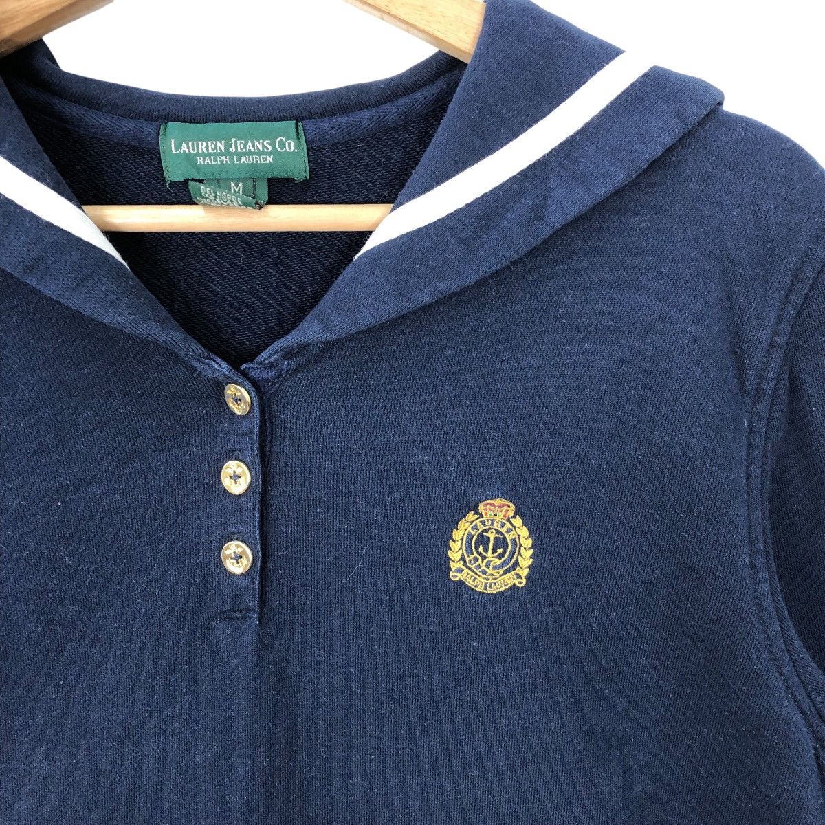 Ralph Lauren RALPH LAUREN Jeans Sailor Style Sweatshirt Size US M / EU 48-50 / 2 - 2 Thumbnail