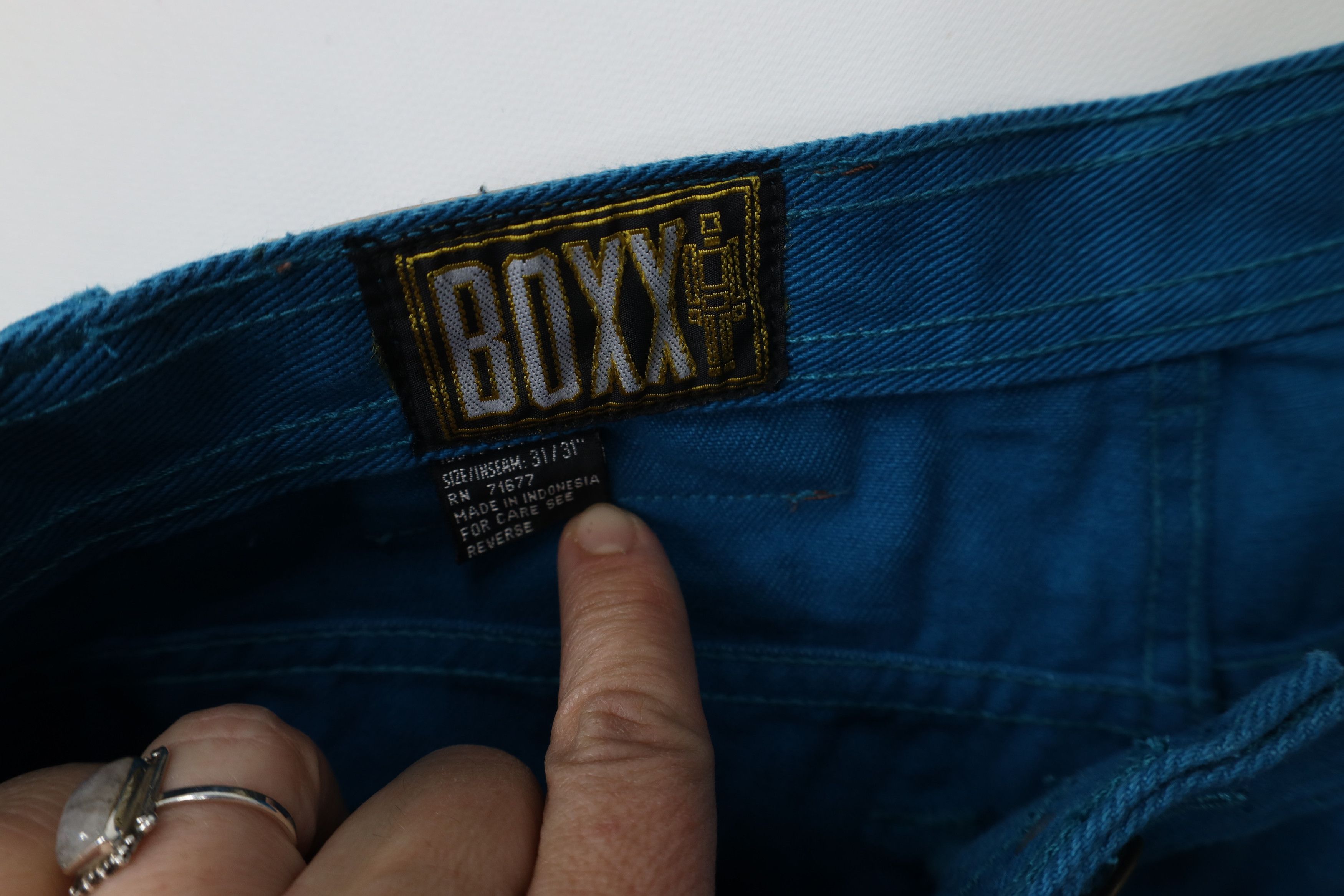 Vintage Deadstock Vintage 90s Streetwear Fit Denim Jenas Blue Size US 31 - 7 Thumbnail