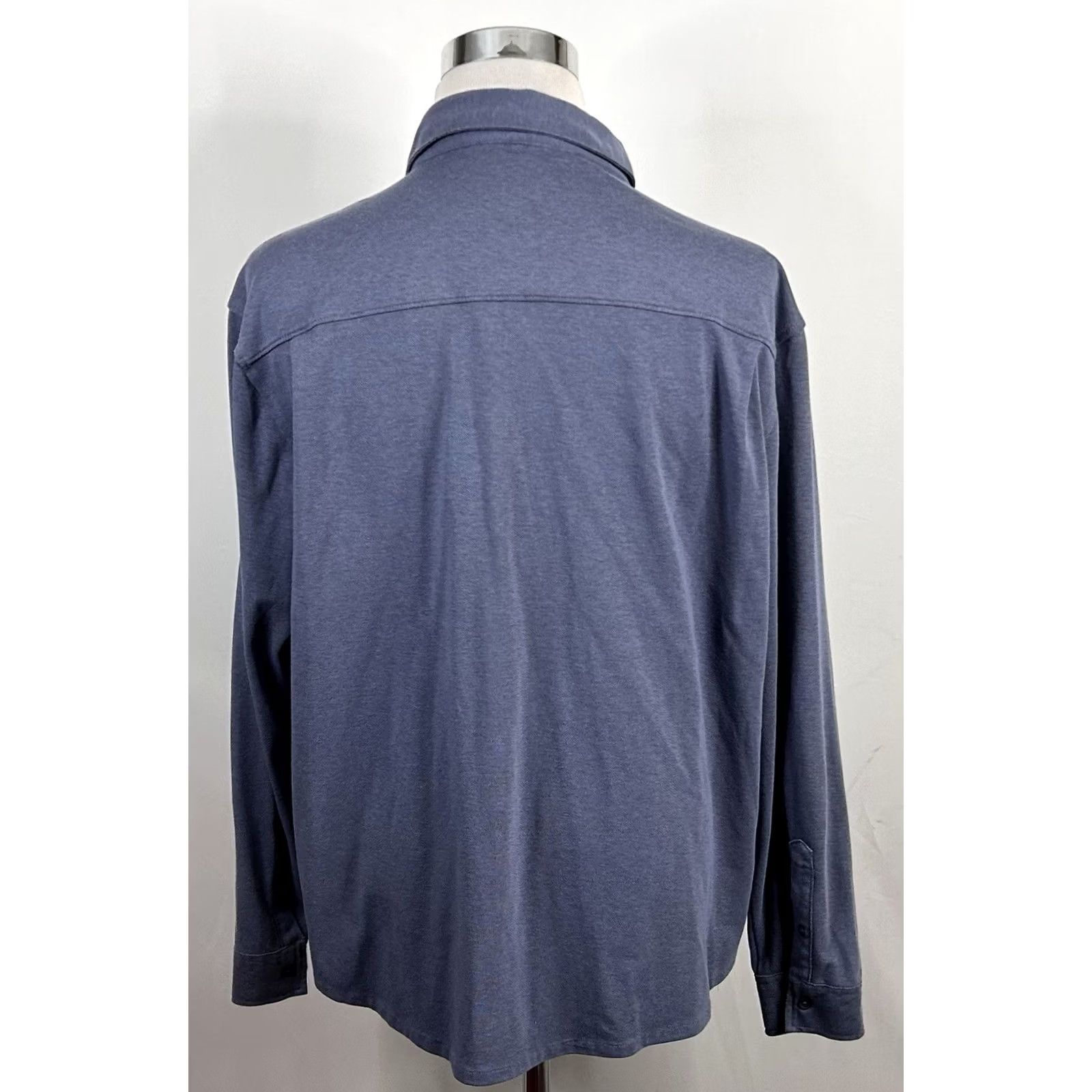 Vintage VRST XL Limitless Shirt Blue Gray Cotton Blend Button-Front Outdoor Casual Shirt Men XL Blue Cotton Blend Button-Front VRST Size US XL / EU 56 / 4 - 5 Thumbnail