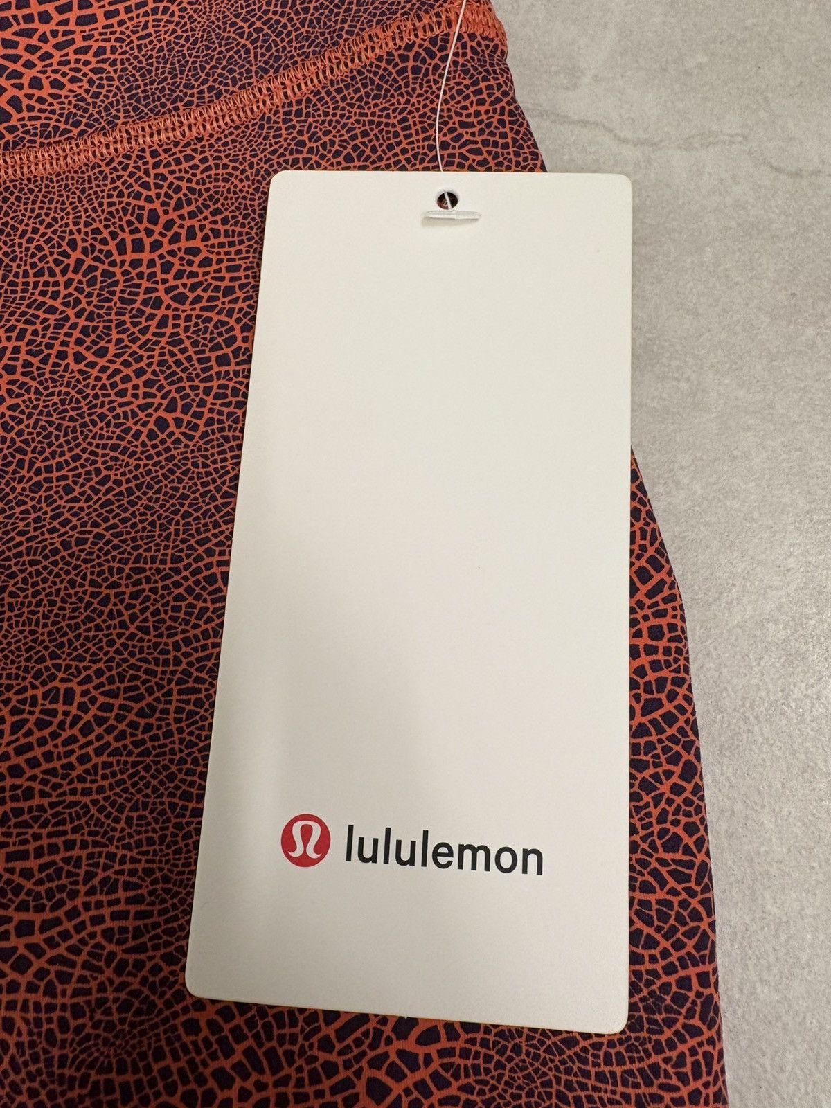 Lululemon Lululemon Wunder HR 23" Crackle Glaze Orange Larkspur Sz 4 Size 27" / US 4 / IT 40 - 5 Thumbnail