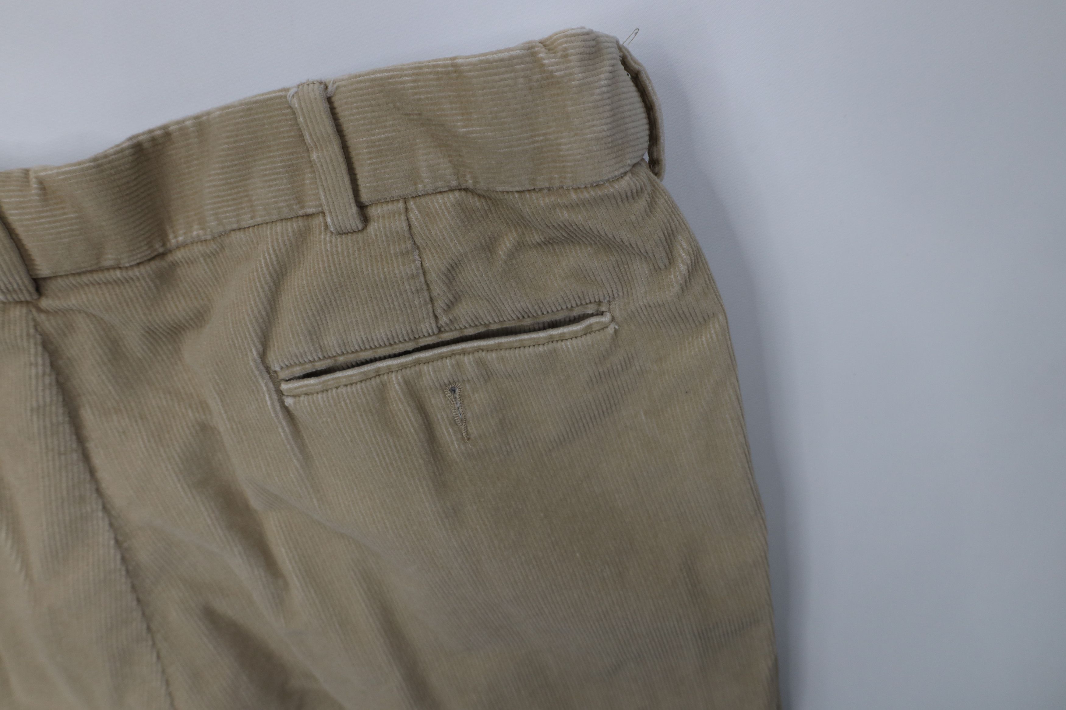 Lands' End Vintage 90s Y2K Lands End Wide Leg Corduroy Chino Pants Size US 38 / EU 54 - 11 Thumbnail