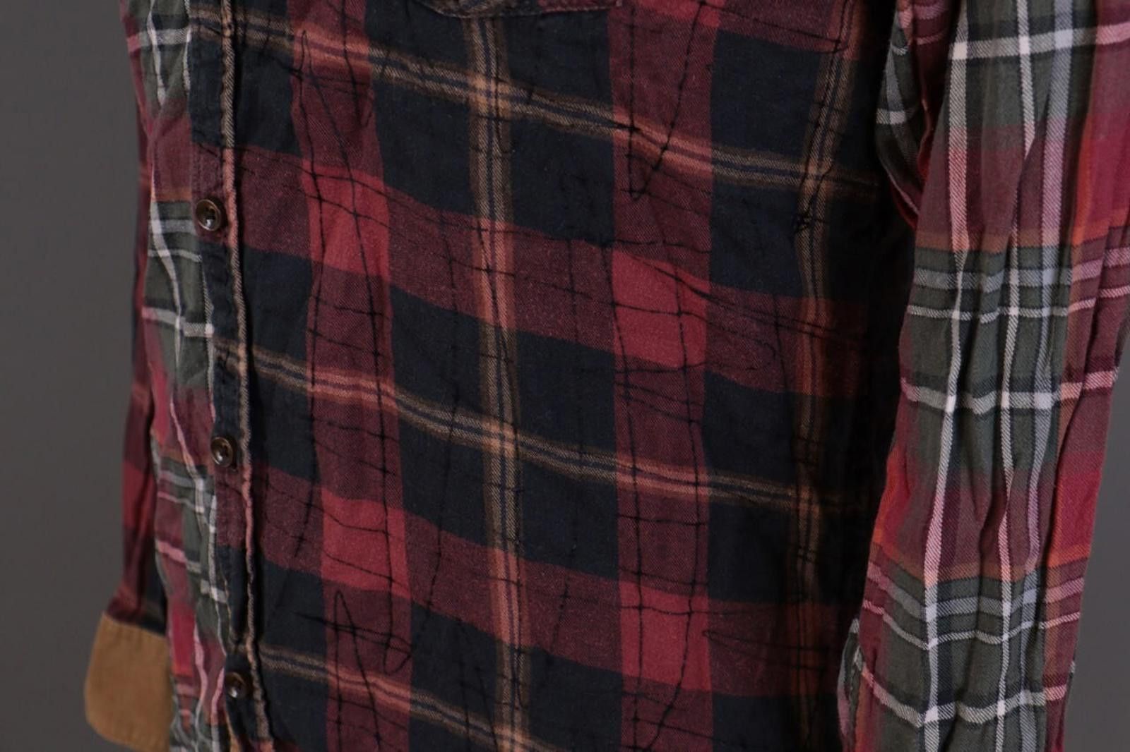 Desigual Desigual Mulricolor Check Flannel Button Down Shirt Size M Size US M / EU 48-50 / 2 - 10 Thumbnail