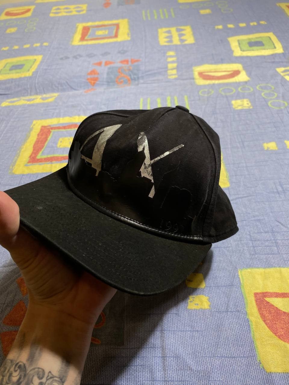 Armani Armani jeans vintage 5 panel hat made in Italy 🇮🇹 Size ONE SIZE - 5 Thumbnail
