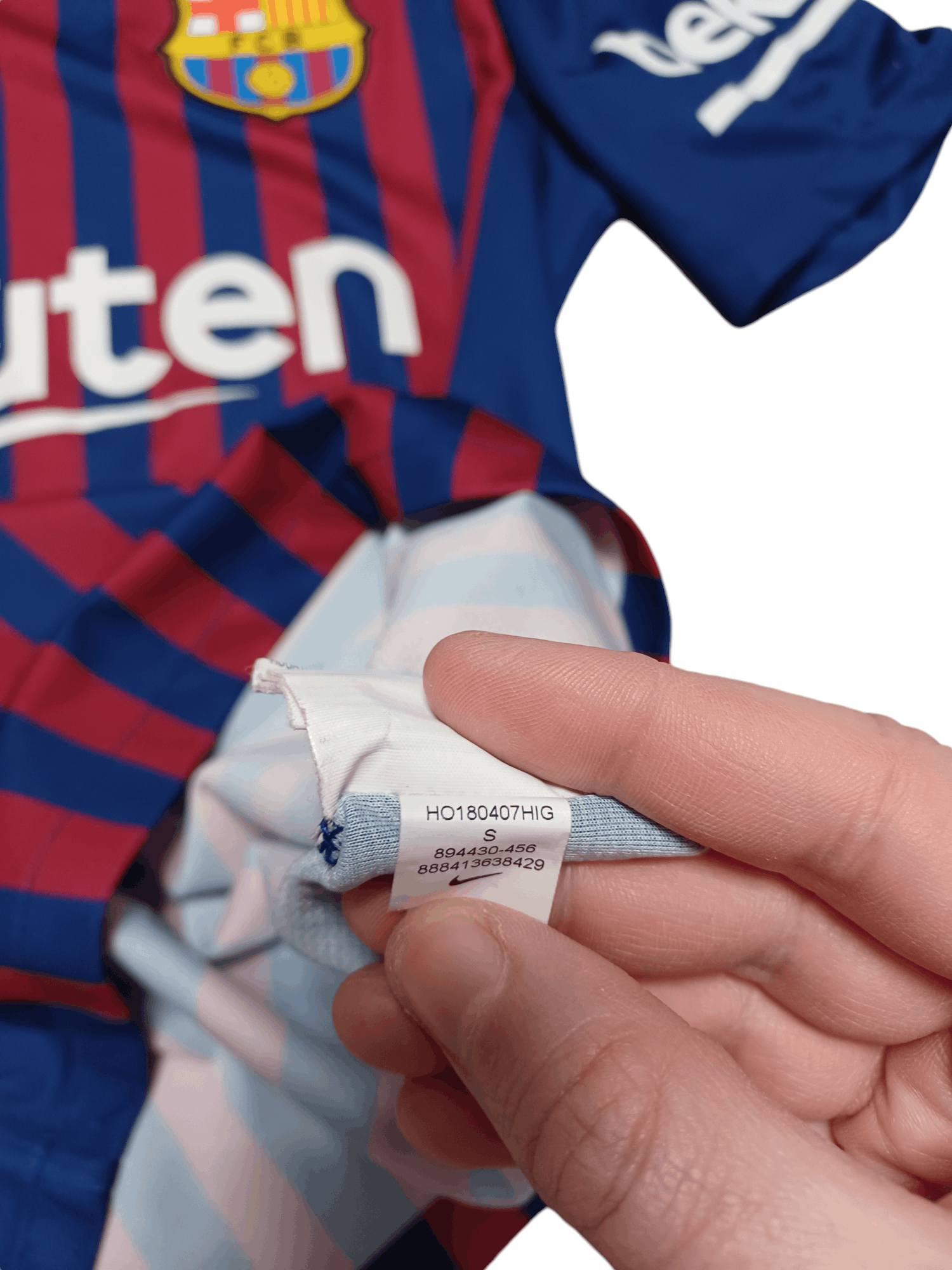 Nike BARCELONA 2018-2019 NIKE VINTAGE SOCCER JERSEY FOOTBALL Size US S / EU 44-46 / 1 - 6 Thumbnail