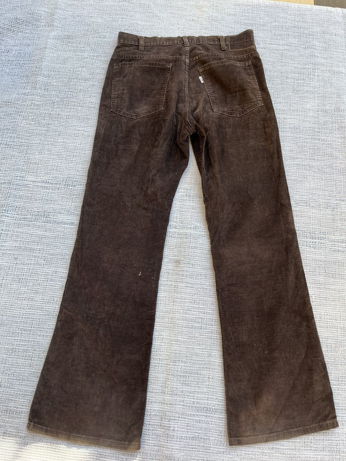 Levi's × Vintage 80s Levi's 517-1528 brown corduroy boot-cut pants Size US 33 - 6 Thumbnail