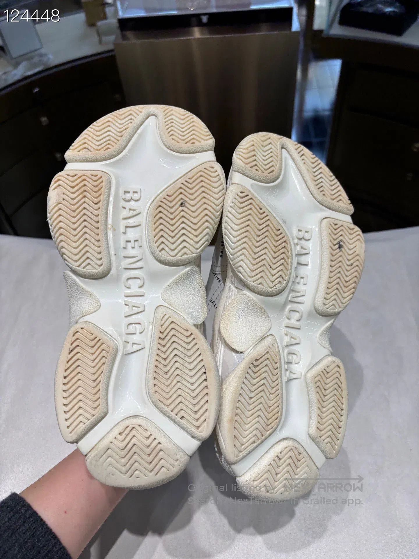 Balenciaga Balenciaga Triple S White Sneakers. Size US 4 / IT 34 - 7 Thumbnail
