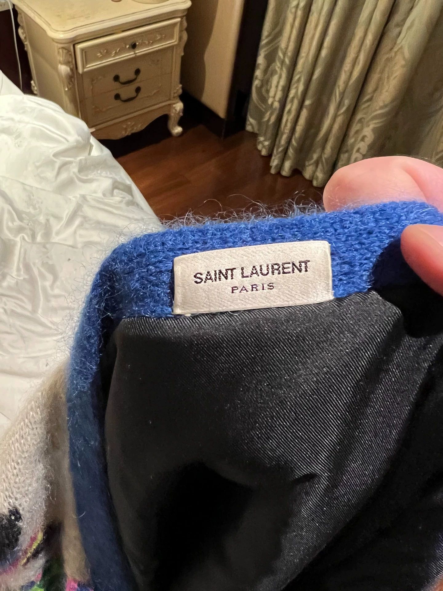 Saint Laurent Paris Saint Laurent Paris Dinosaur Coconut Tree Cardigan Jacket-2 Size US XL / EU 56 / 4 - 3 Thumbnail