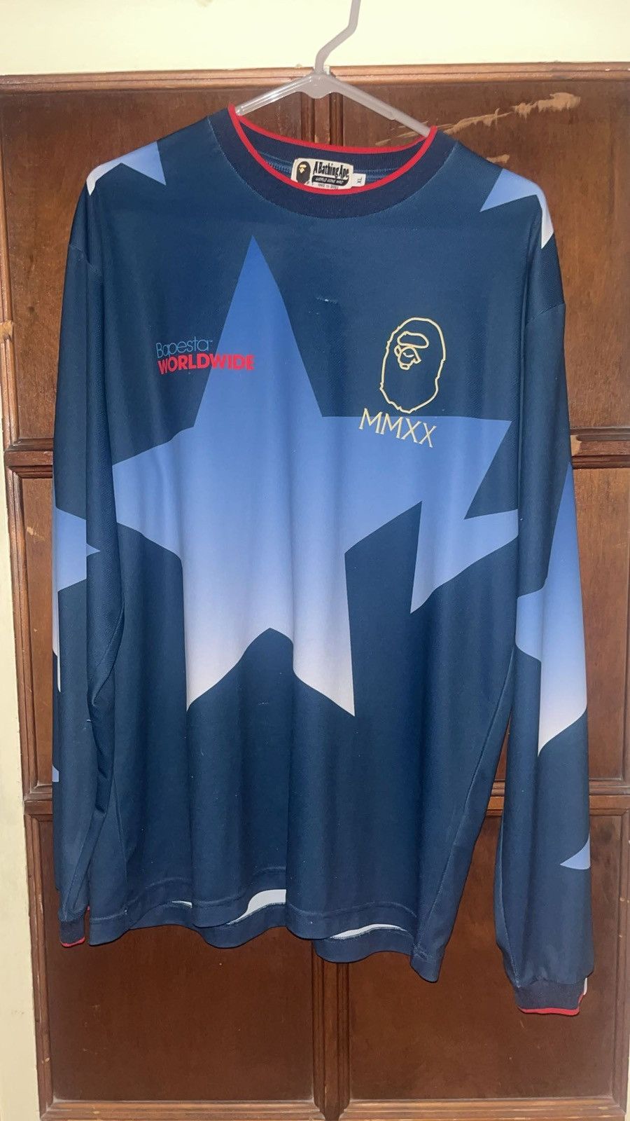 Bape Bapesta Long sleeve Size US XL / EU 56 / 4 - 1 Thumbnail