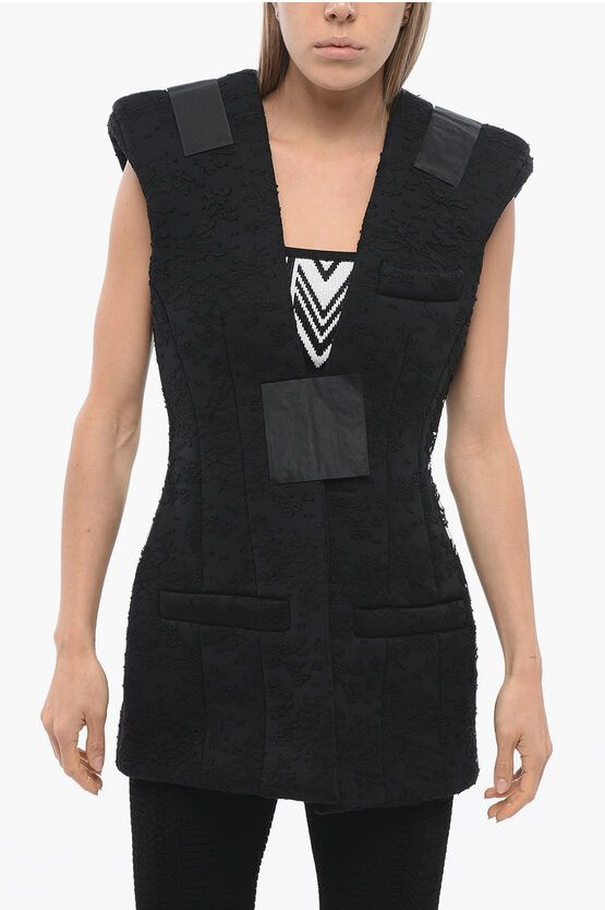 Balmain o1y0525 Vest in Black Size XS / US 0-2 / IT 36-38 - 1 Thumbnail