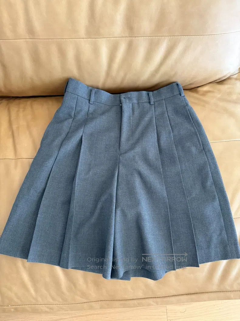 Comme des Garcons Comme Des Garcons size S Gray wool blend pinch-pleated sho Size 24" / US 00 / IT 34 - 1 Thumbnail