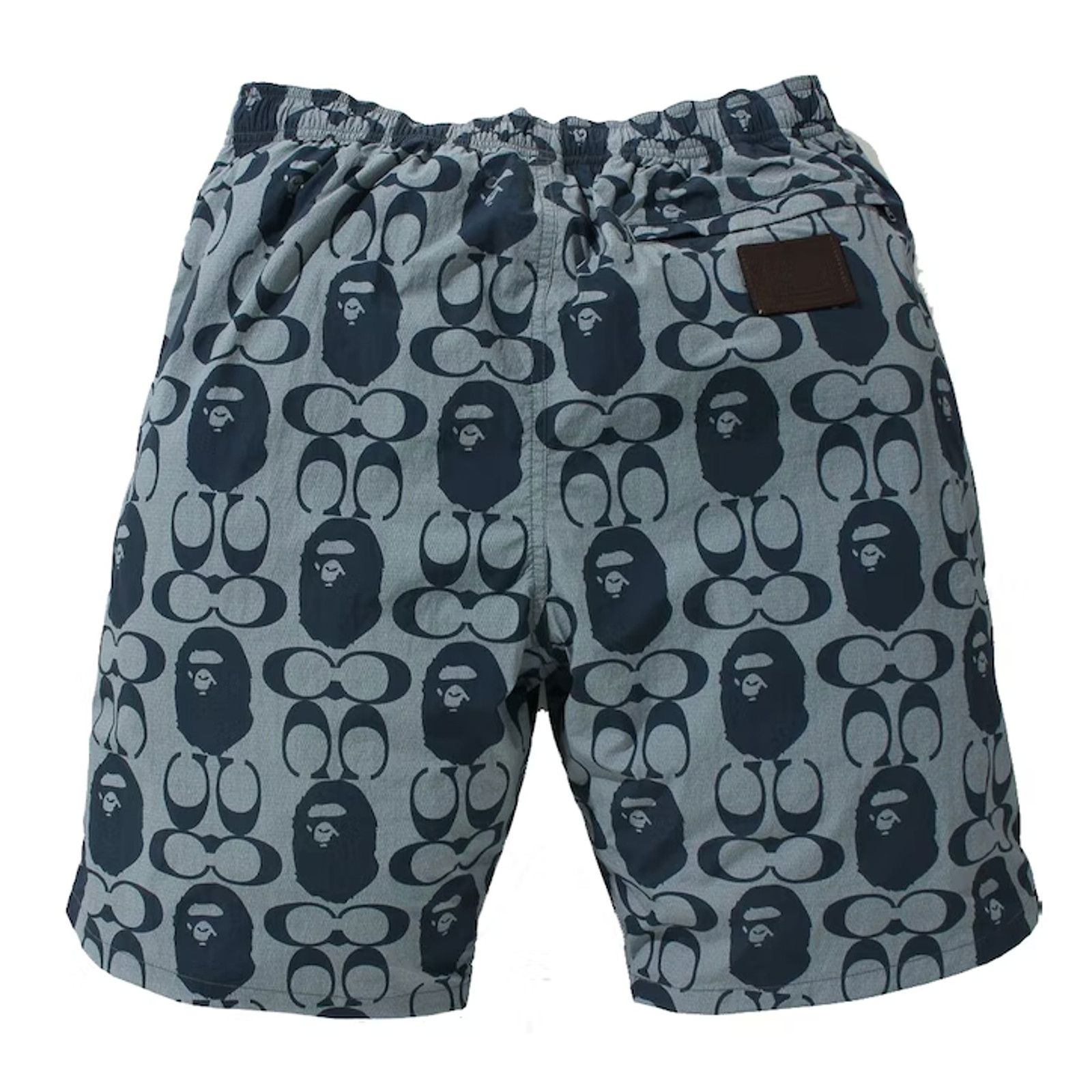 image of Bape X Coach Shorts Navy, Men's (Size 36)