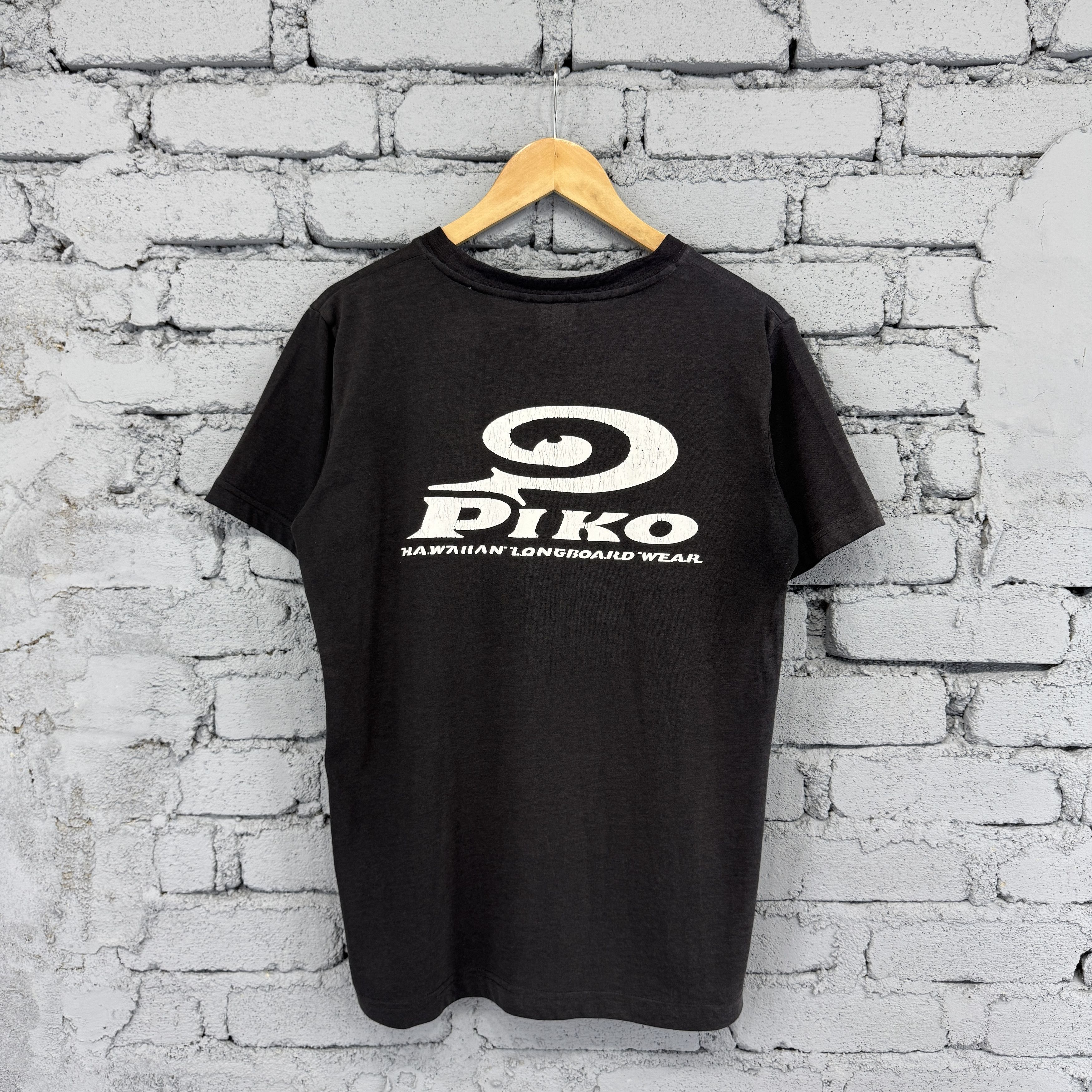 Vintage Vintage 00s Piko Hawaian Longboard Wear Big Logo Backhit Size US L / EU 52-54 / 3 - 1 Thumbnail