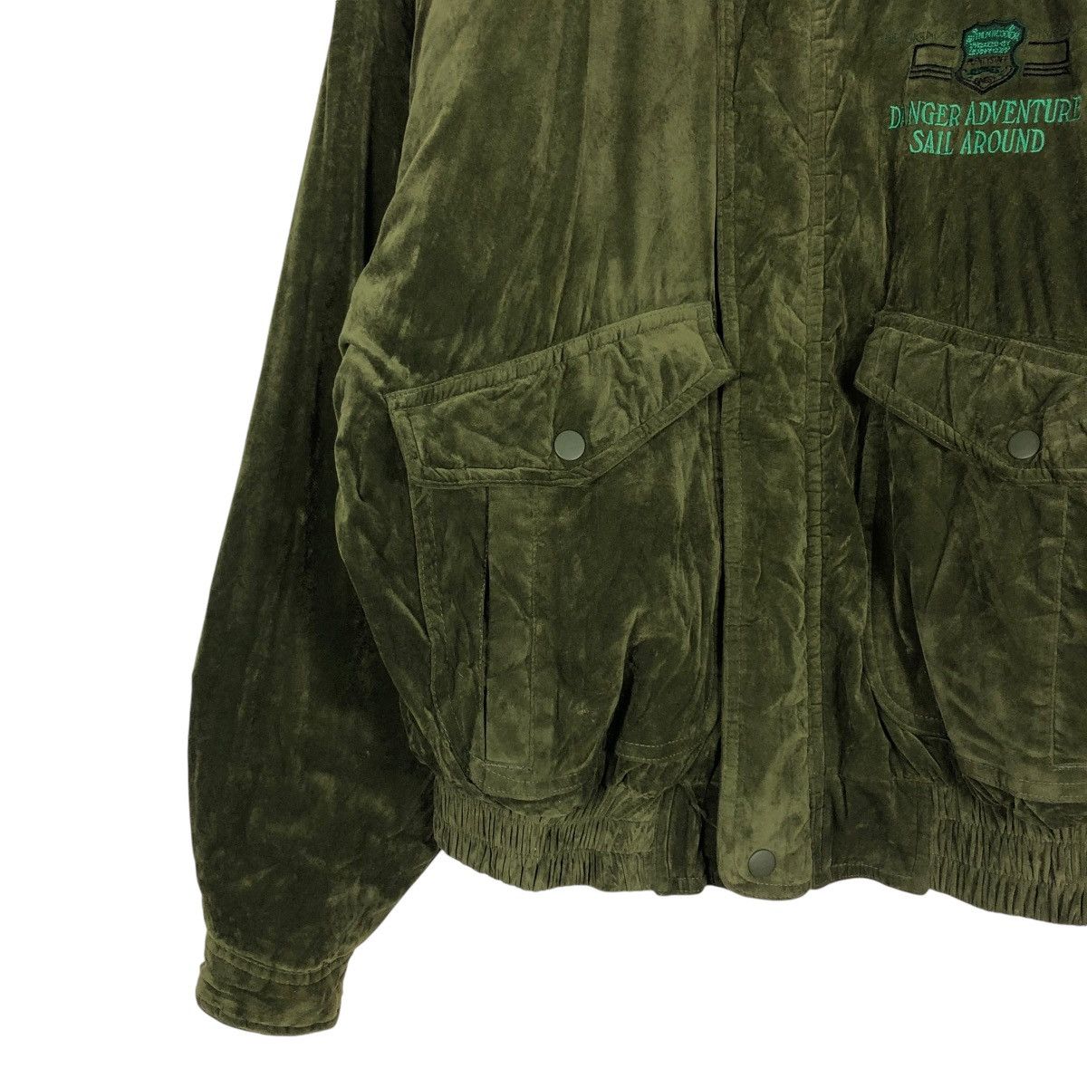 Japanese Brand VTG REVERSIBLE BOMBER JACKET VELVET DANGER SAIL ISSEYMIYAKE Size US M / EU 48-50 / 2 - 6 Thumbnail