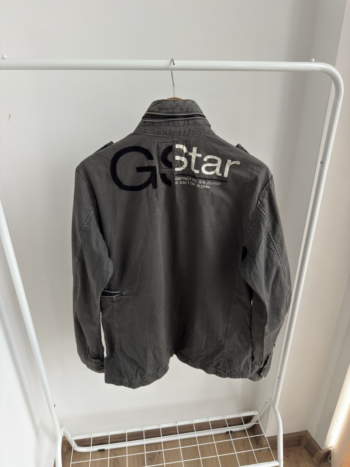 G-Star Vintage G Star Raw Military Gray Army Pocket Zip Jacket L Size US L / EU 52-54 / 3 - 3 Thumbnail