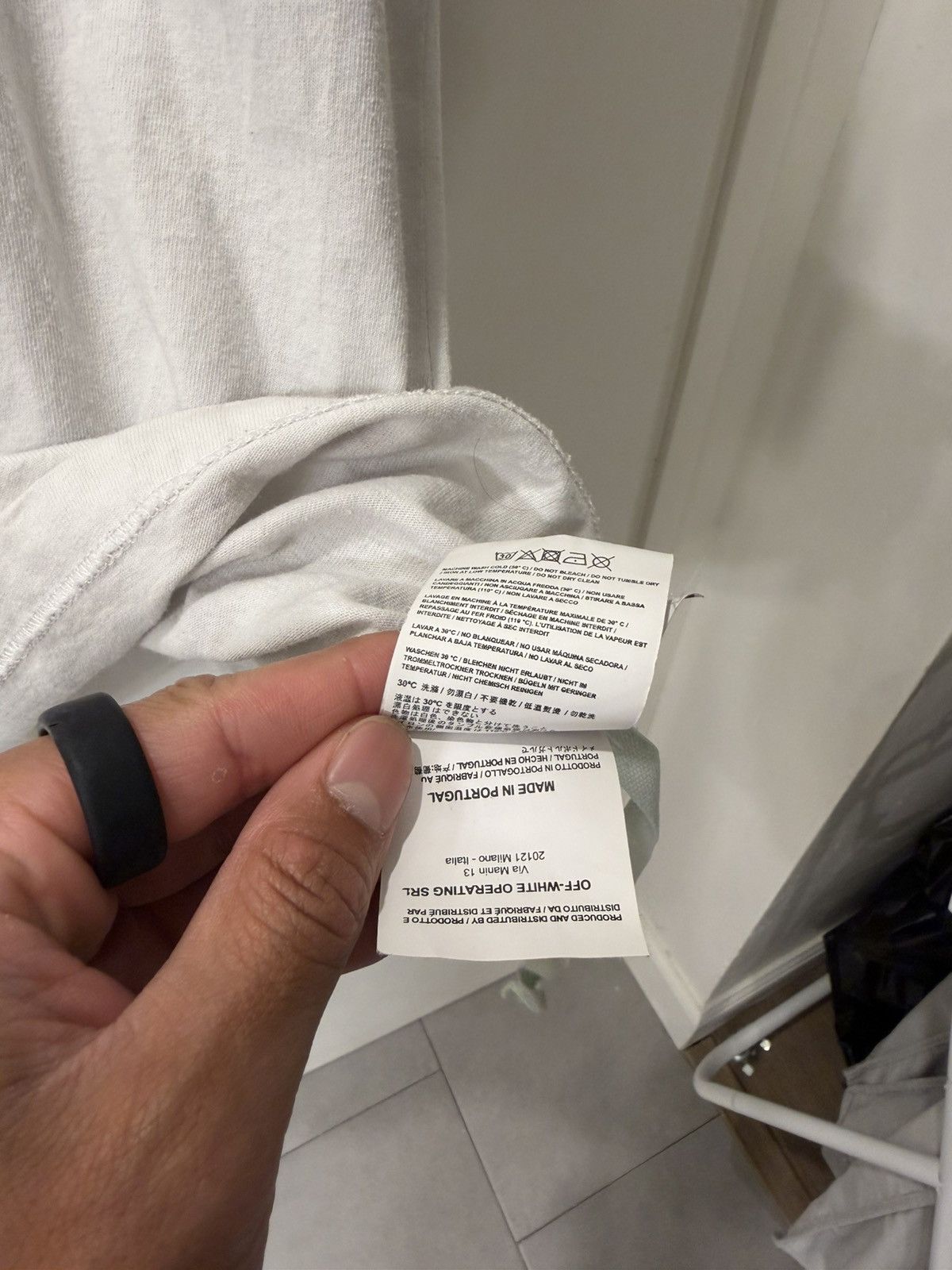 Off-White Off-White "Seeing Things" Ladder T-shirt Size US S / EU 44-46 / 1 - 7 Thumbnail