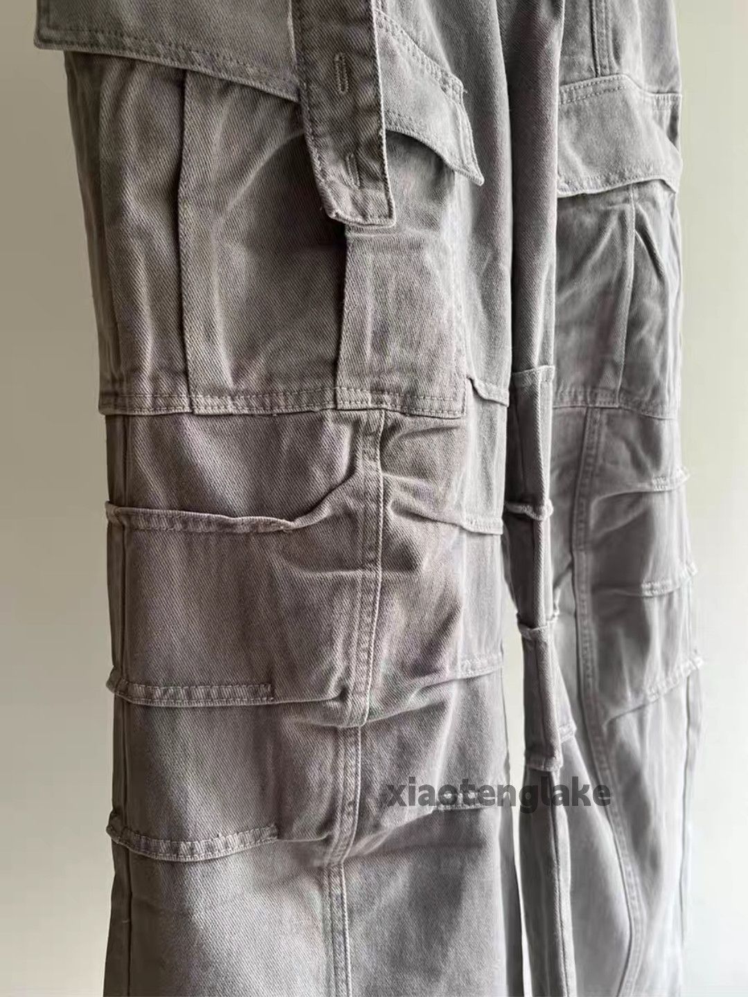 Designer Unisex washed faded cleanfit yuppie y2k grunge pants Size US 30 / EU 46 - 6 Thumbnail