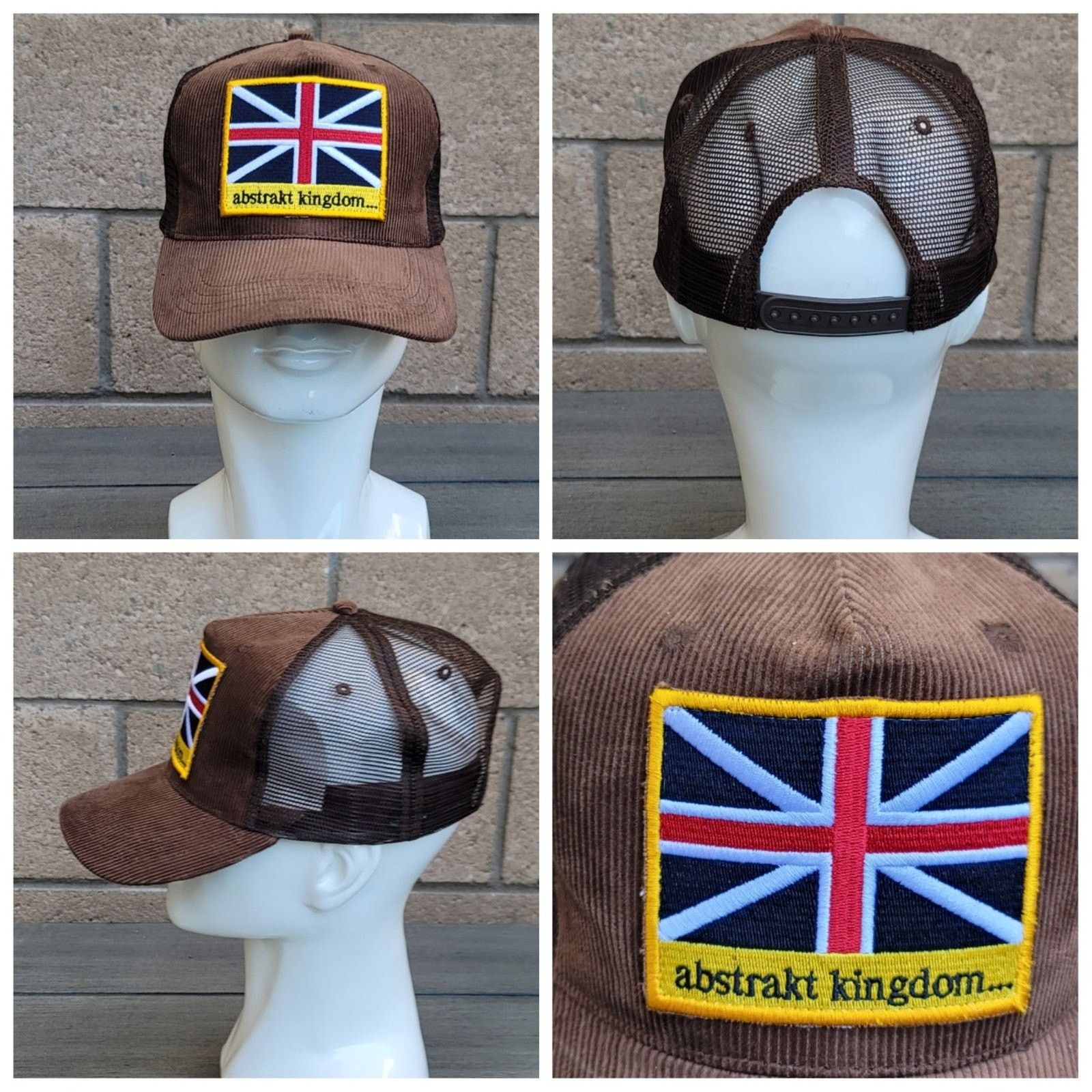 The Unbranded Brand Abstrakt Kingdom Corduroy Trucker Hat Size ONE SIZE - 1 Thumbnail