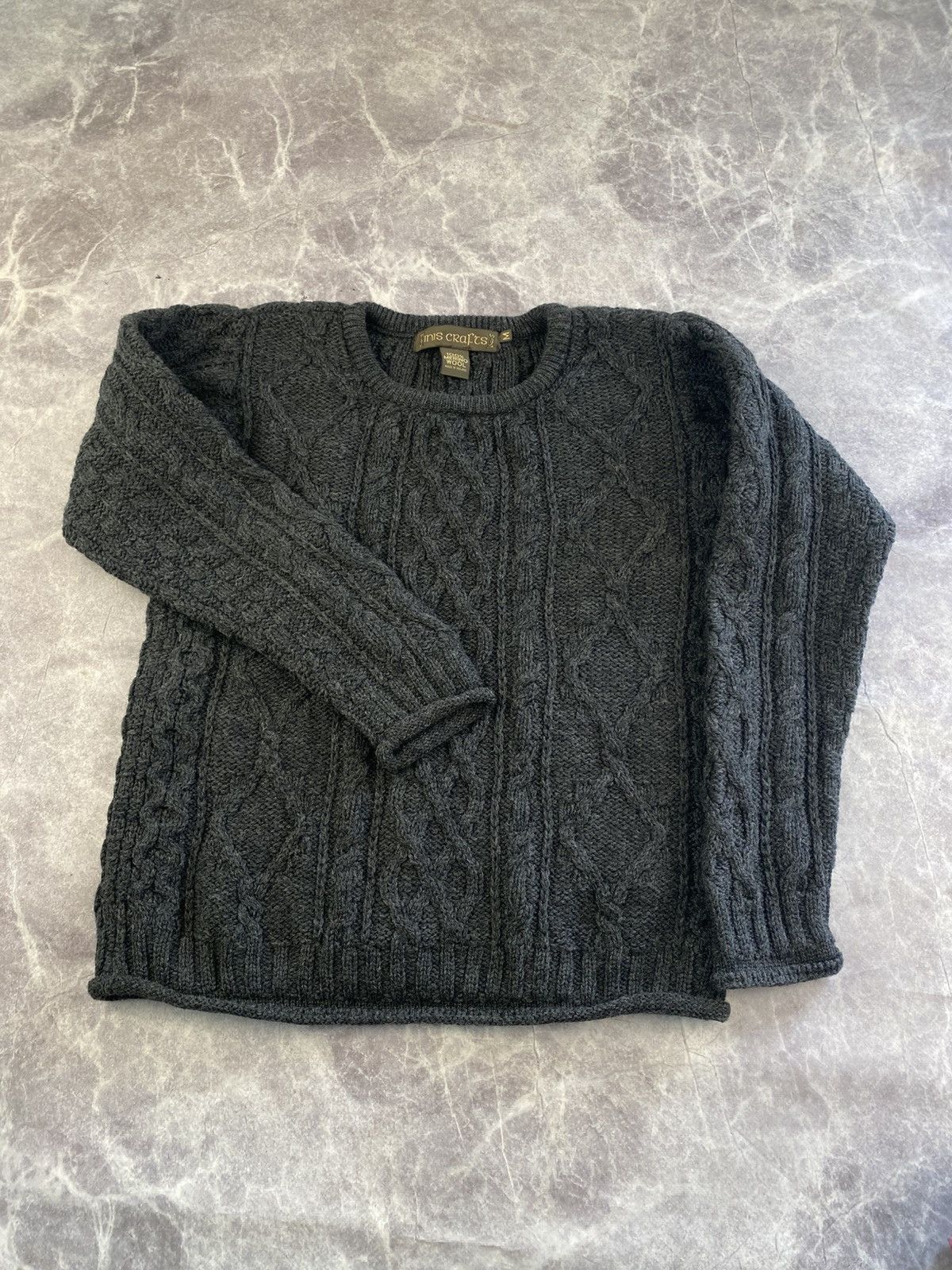Other Inis crafts merino wool cable knit chunky sweater size: M Size M / US 6-8 / IT 42-44 - 1 Thumbnail