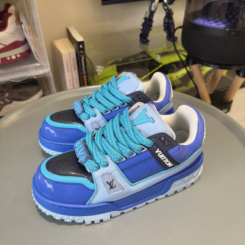 Louis Vuitton Louis Vuitton Trainer Maxi Low Top Sneakers 0079 Size US 8.5 / EU 41-42 - 1 Thumbnail