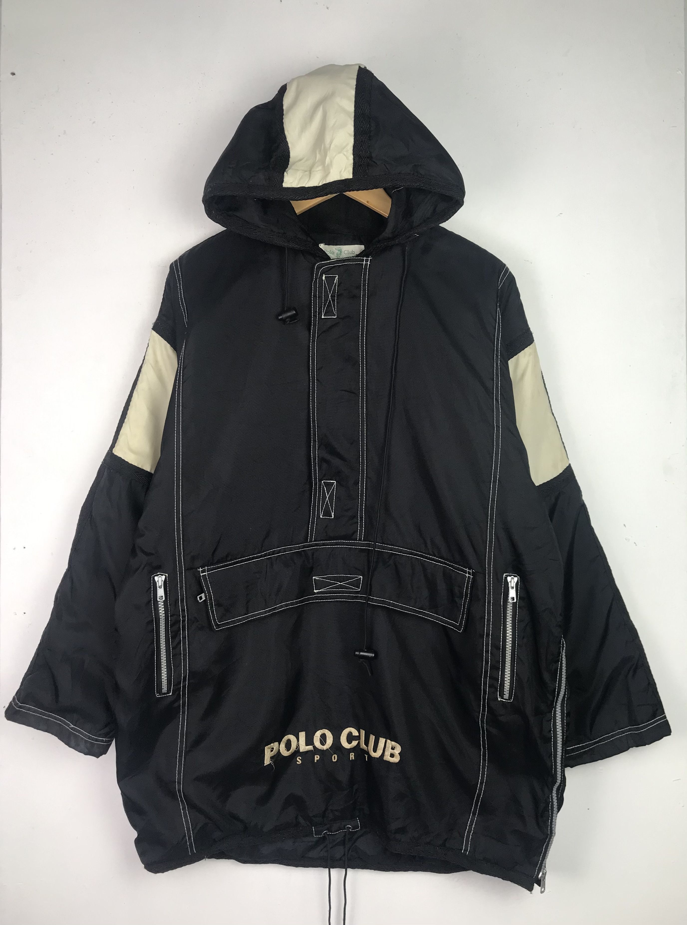 Japanese Brand × Polo Ralph Lauren × Vintage Polo Half Zipper Anorak jacket Rare Design Size US L / EU 52-54 / 3 - 1 Thumbnail