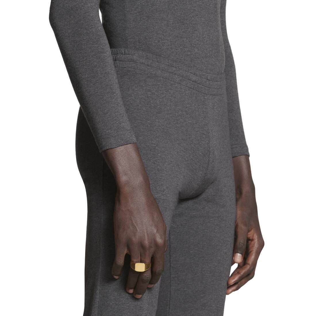 Balenciaga o1bcso1str1125 Size: OS / Maxi Signet Ring in Gold Size ONE SIZE - 4 Thumbnail