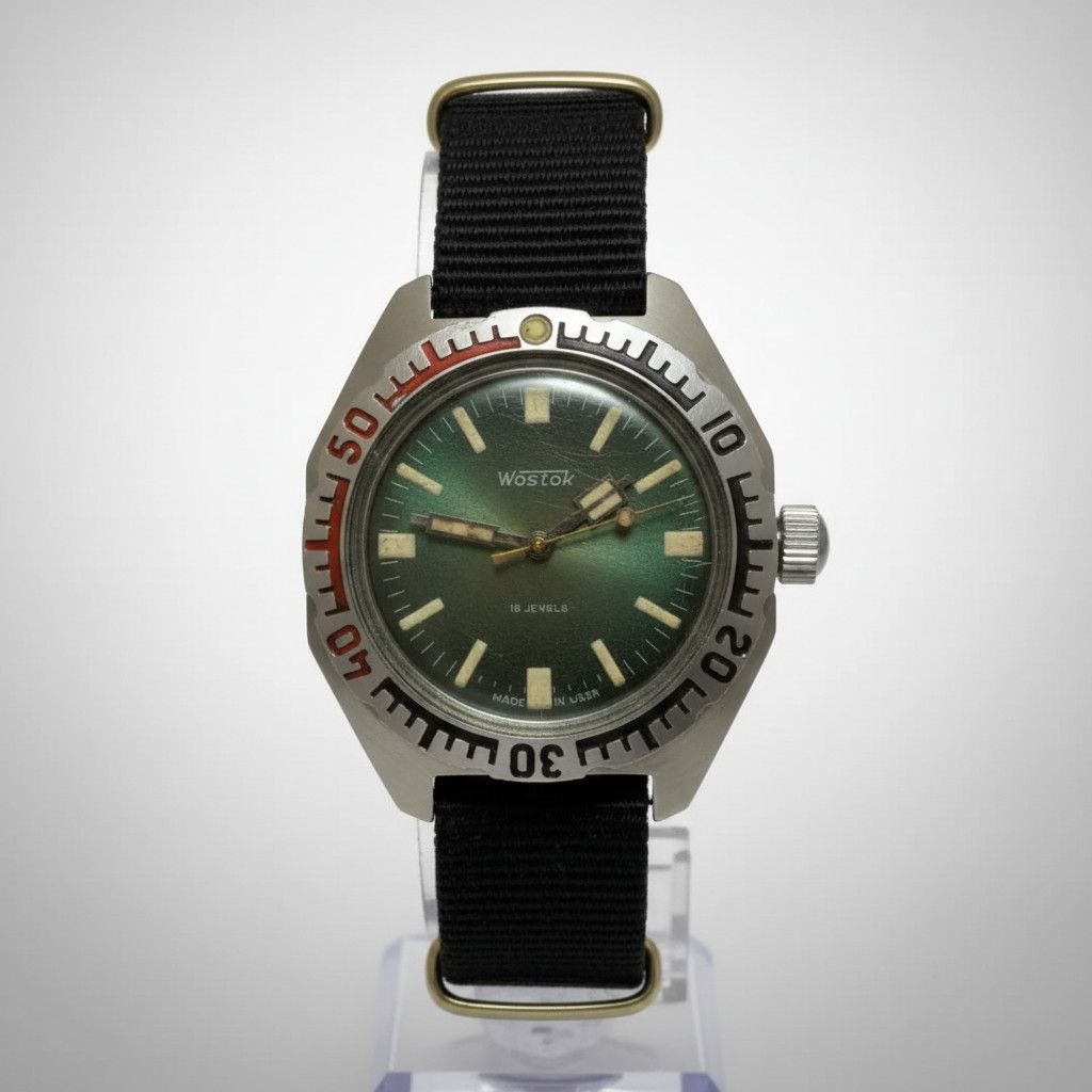 Vintage Vintage Mens Watch Vostok Amphibia Komandirskie Steel 165 Size ONE SIZE - 2 Thumbnail