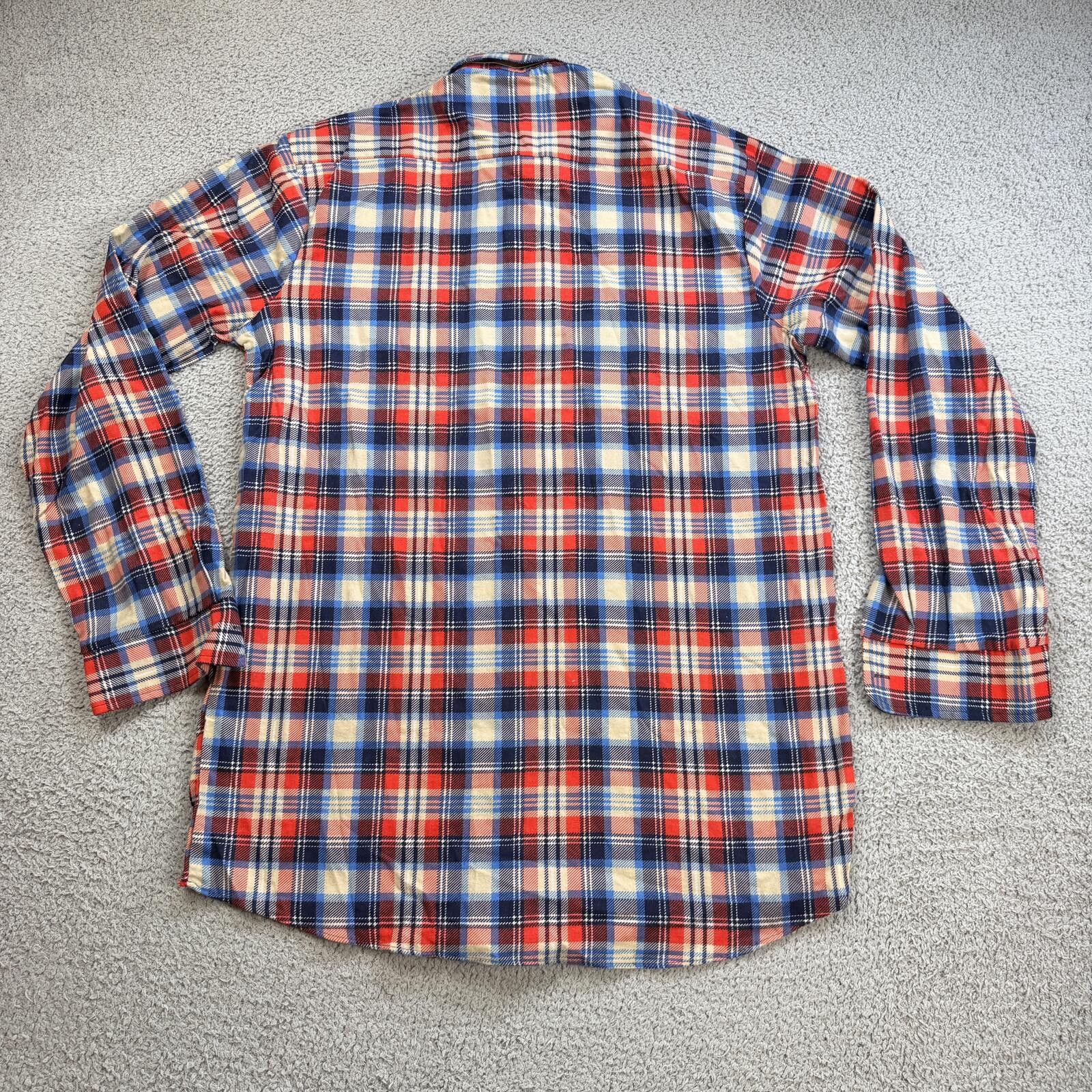 American Edition American Edition Plaid Flannel Shirt Men LT Cotton Button Up Size US L / EU 52-54 / 3 - 2 Thumbnail
