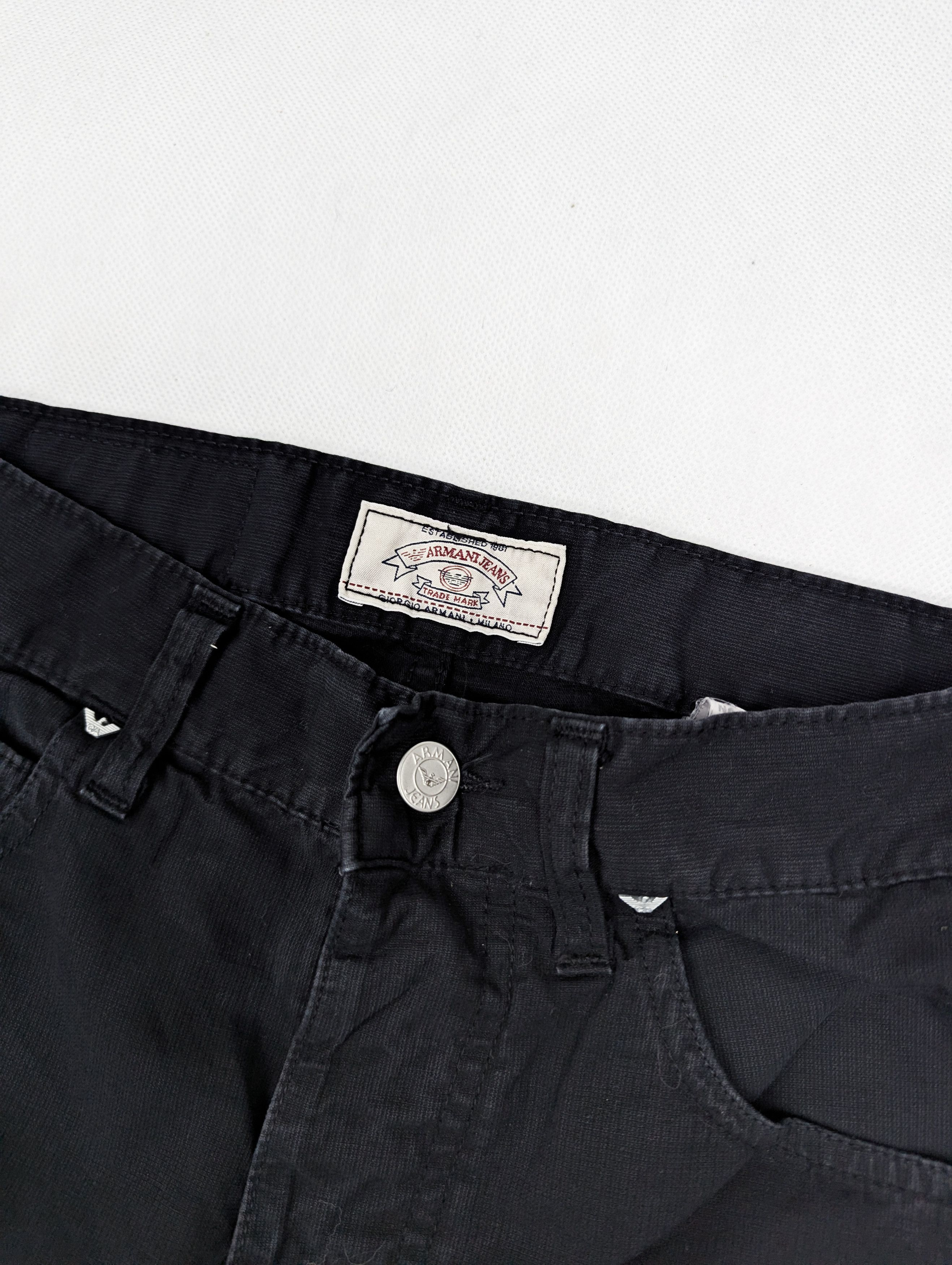 Armani Armani Jeans black pants trousers S Size 28" / US 6 / IT 42 - 6 Thumbnail