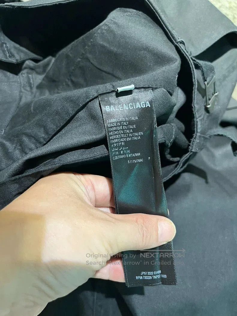 Balenciaga Balenciaga Black Cargo Pants Size S. Size US 34 / EU 50 - 7 Thumbnail