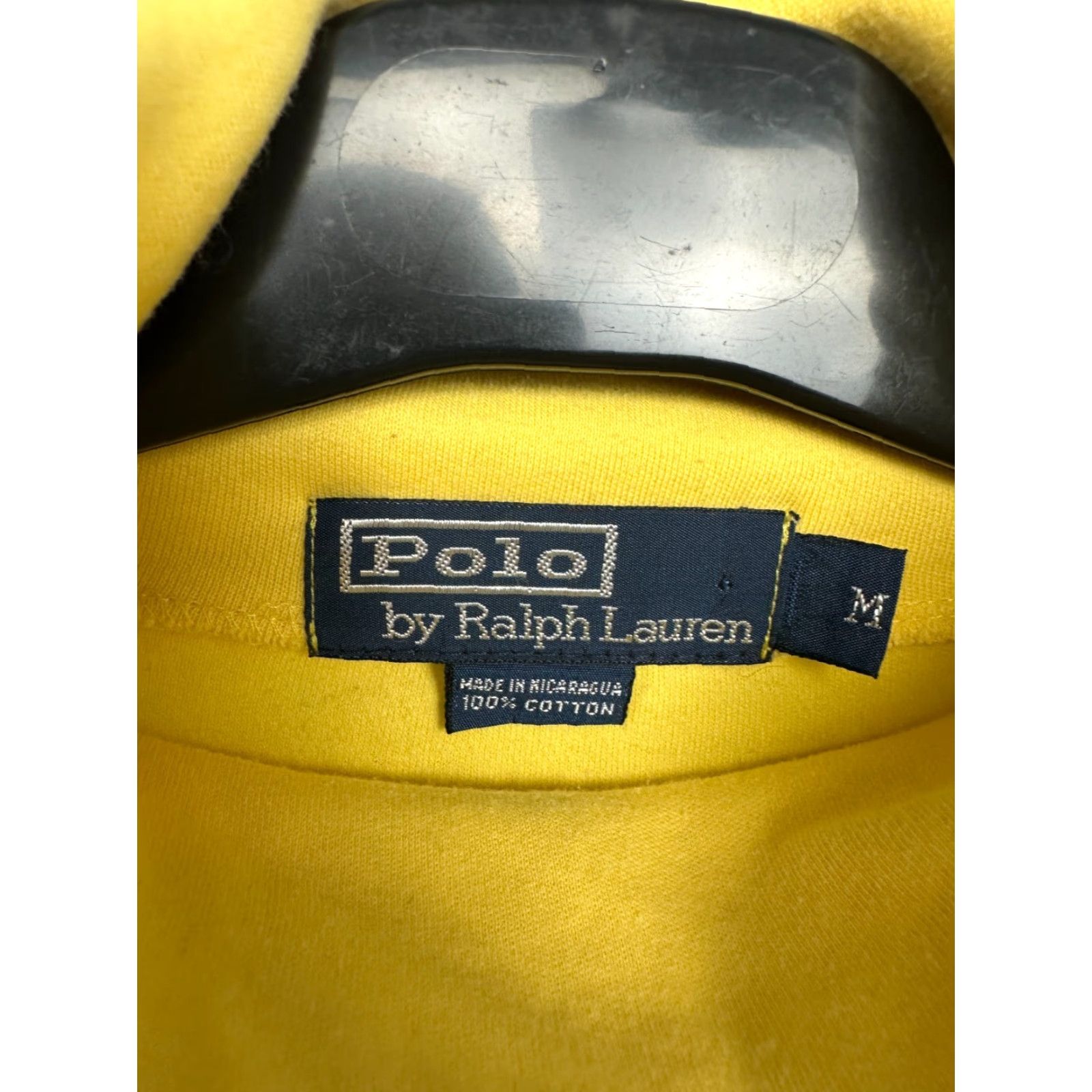 Polo Ralph Lauren Polo Ralph Lauren Vintage Mens Turtleneck Sweater Size M Yellow Cotton Logo Pullover SOLID 90s Size US M / EU 48-50 / 2 - 4 Thumbnail