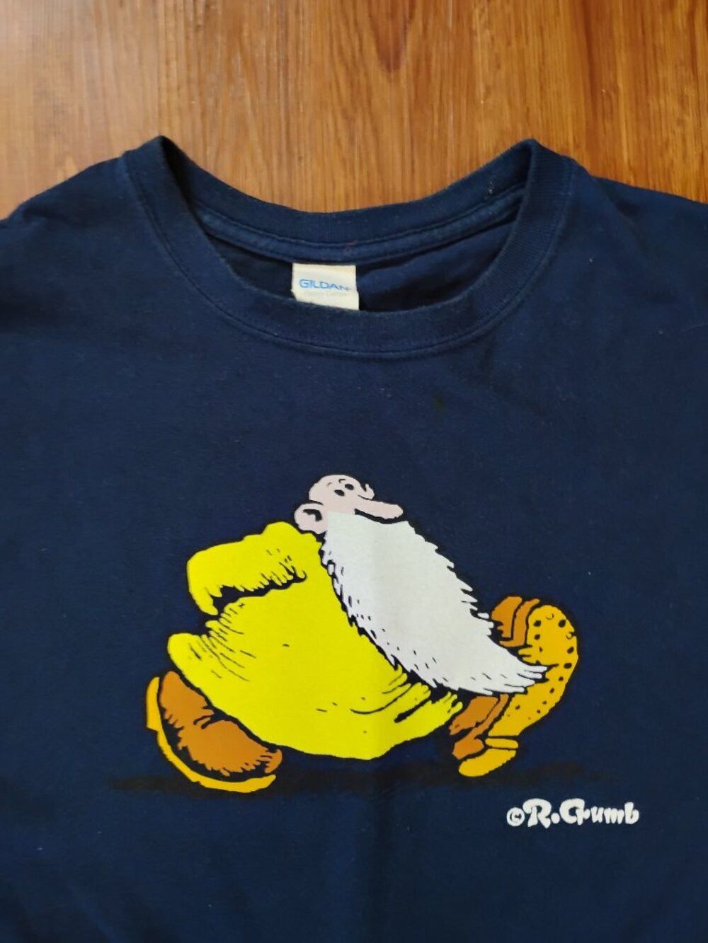Gildan Vintage Y2K Robert Crumb Mr. Natural T-Shirt Size US L / EU 52-54 / 3 - 1 Thumbnail