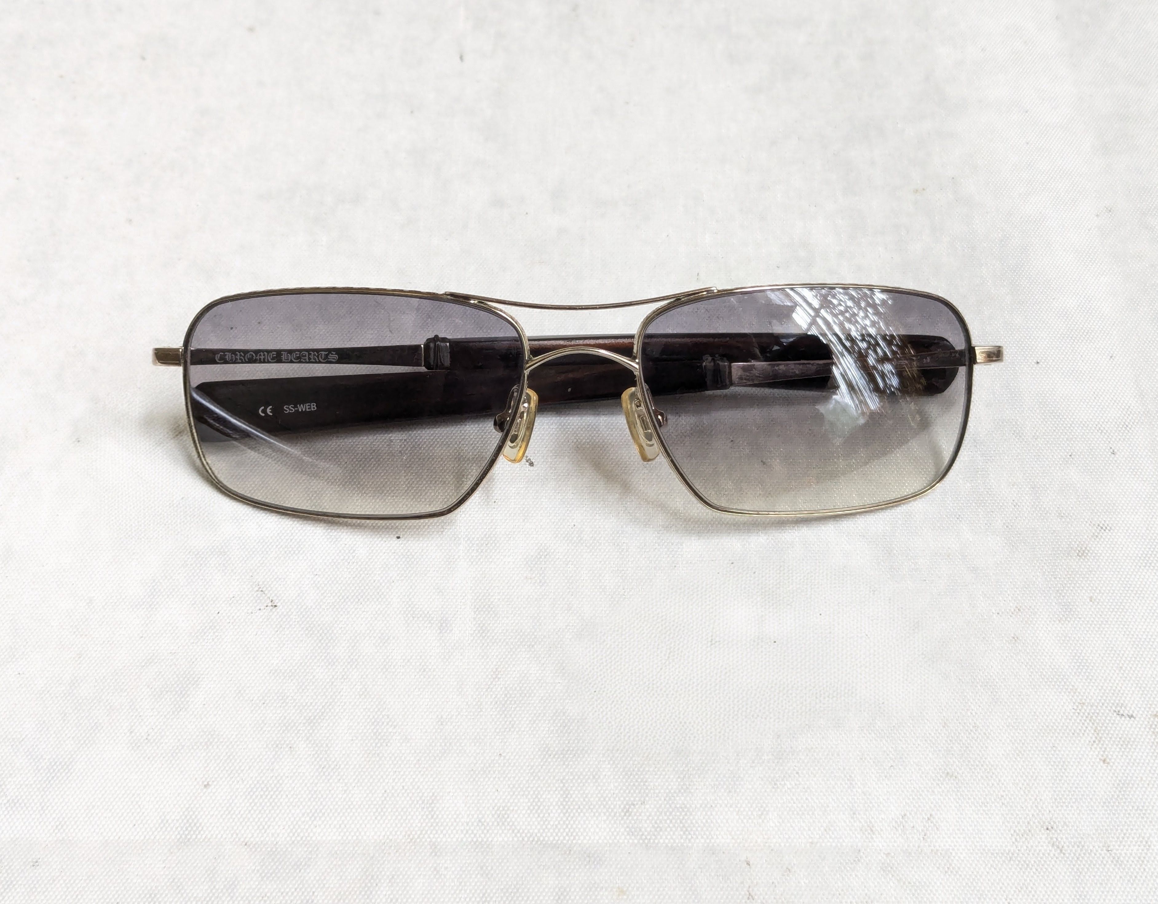 Chrome Hearts Chrome Hearts Skysaw I Sunglasses Blue Gradient Size ONE SIZE - 4 Thumbnail