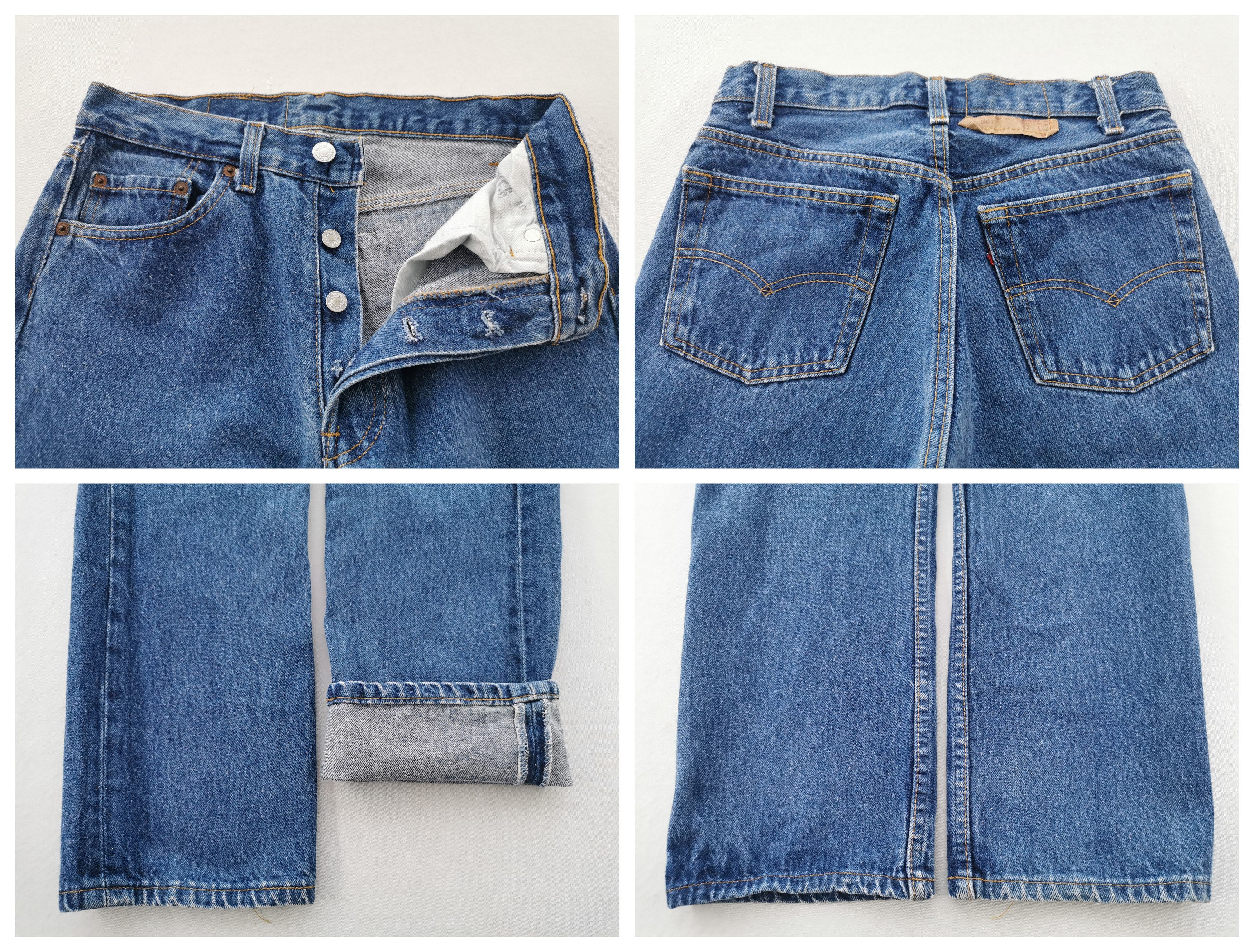 Levi's Distressed Vintage 90's Levis Lot 501 Denim Made In USA Size 25" / US 0 / IT 36 - 9 Thumbnail